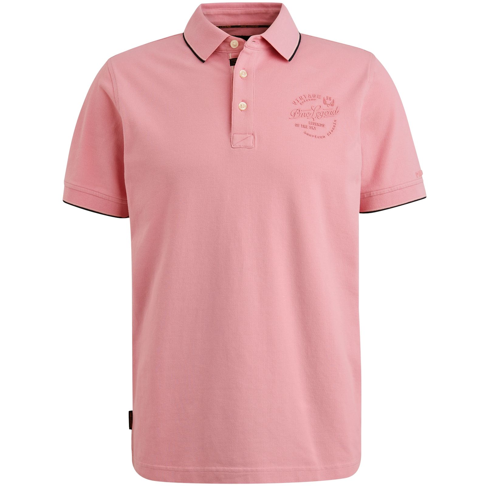 Pme Legend Short sleeve polo stretch pique pa Moonlight Mauve 2900151516031 Pme Legend Short sleeve polo stretch pique pa Moonlight Mauve 2900151516031