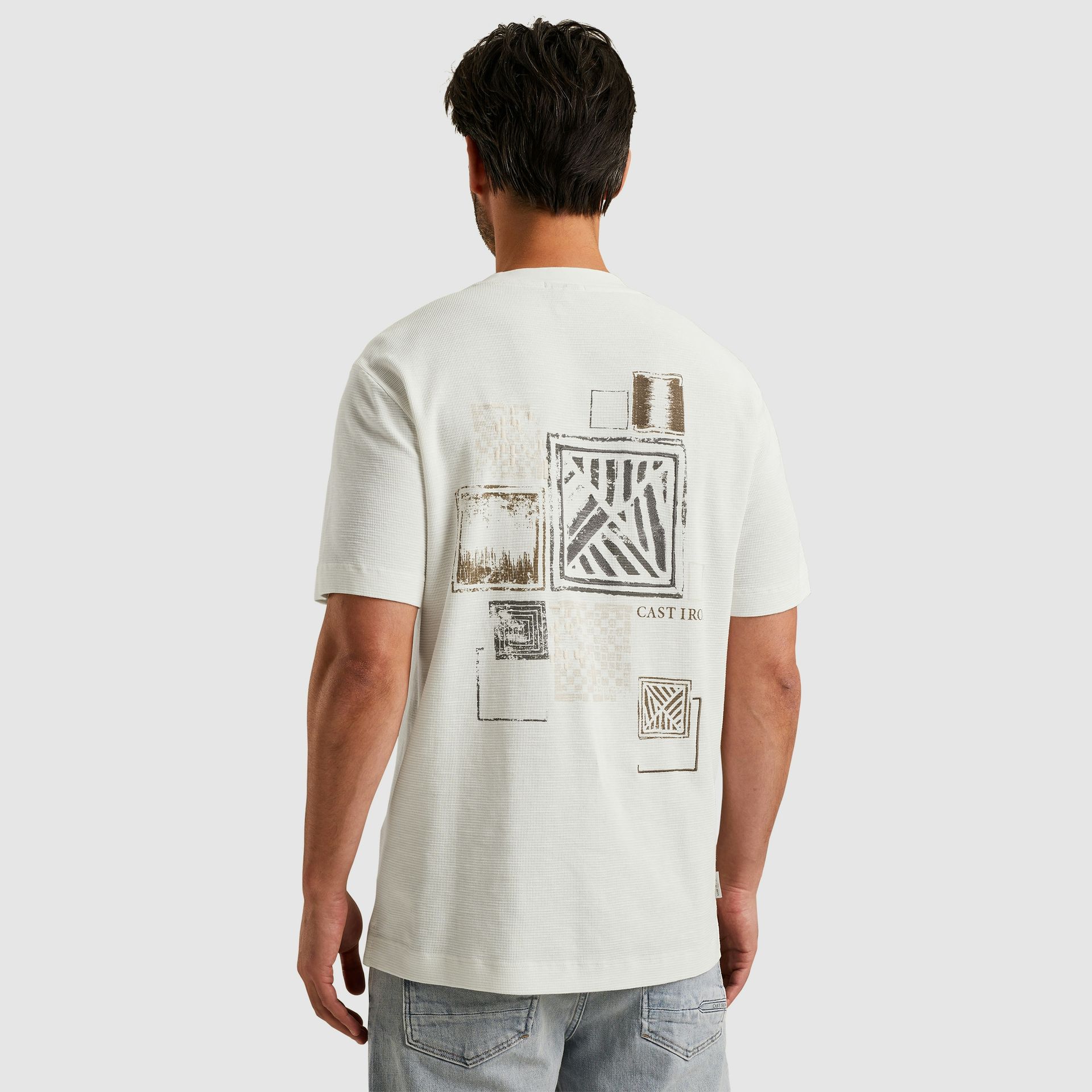 Cast Iron Short sleeve r-neck regular fit wa Snow White 2900151535018