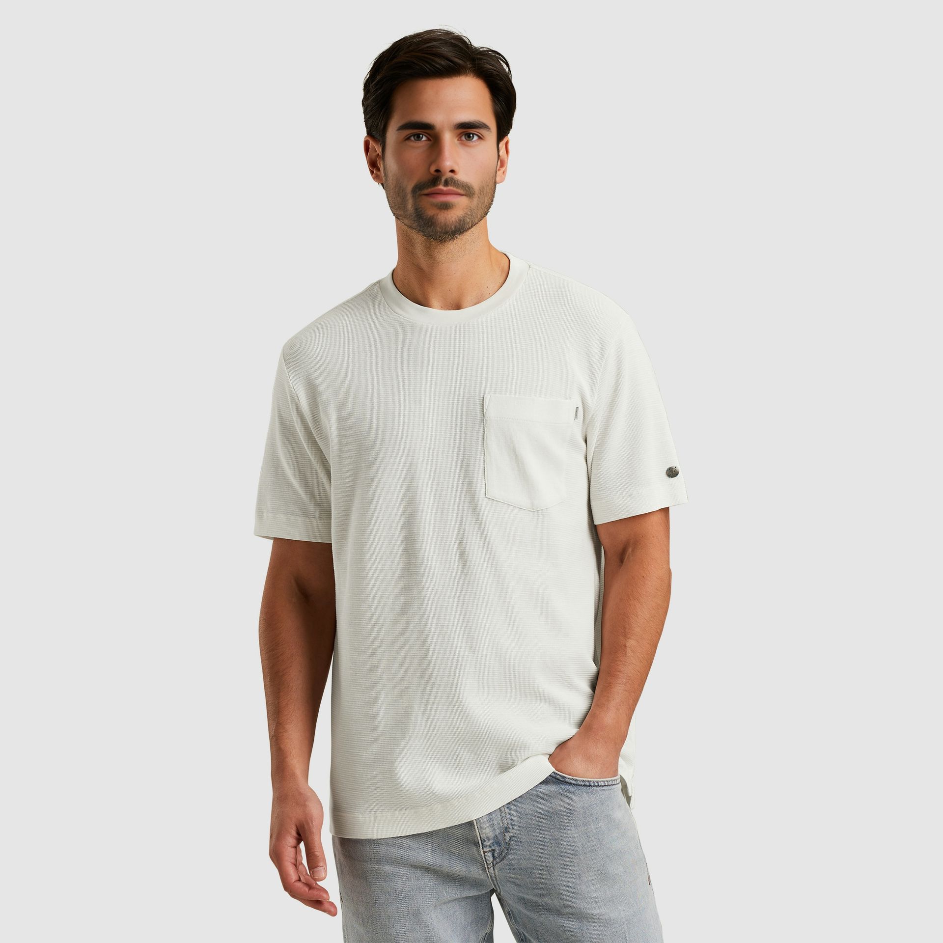 Cast Iron Short sleeve r-neck regular fit wa Snow White 2900151535049