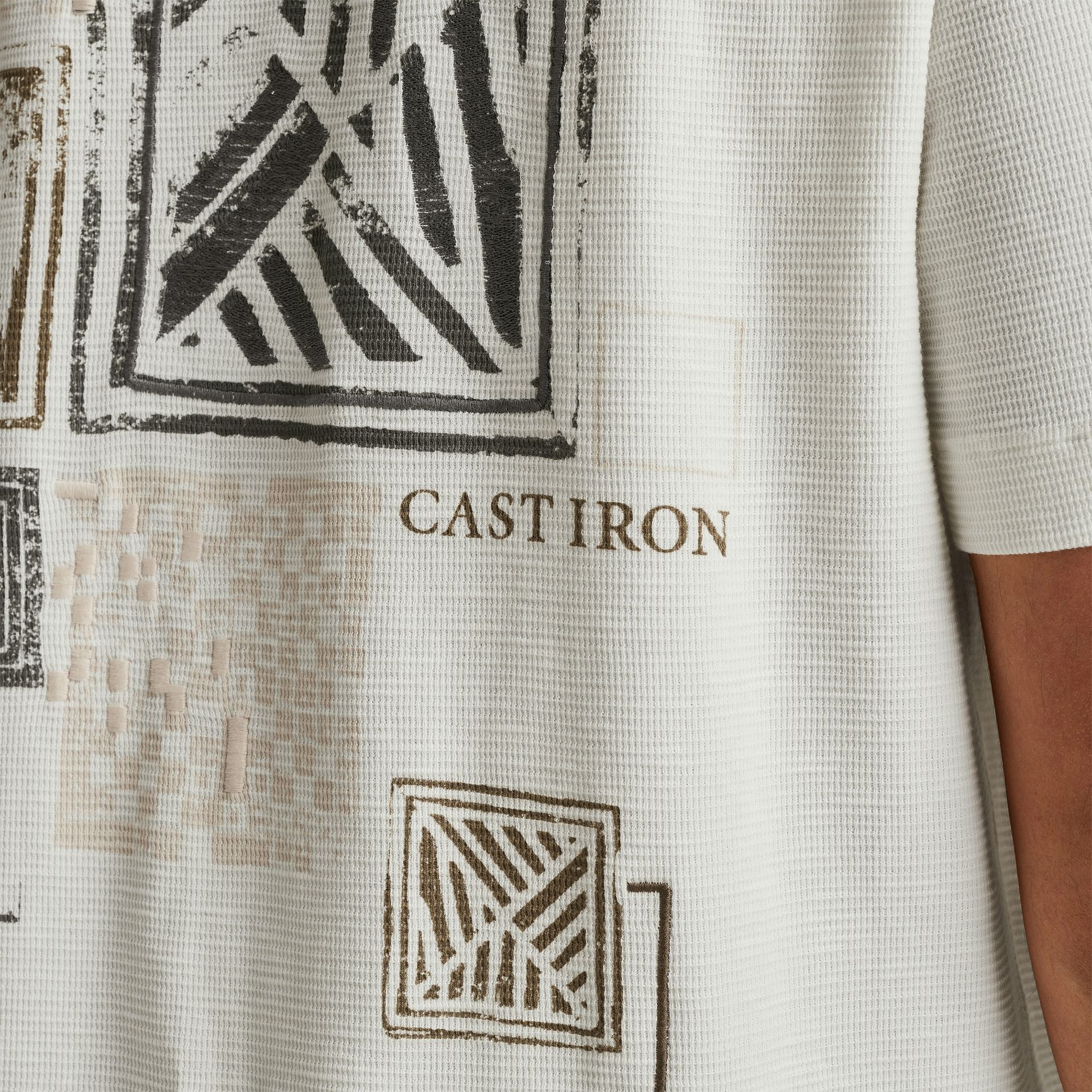 Cast Iron Short sleeve r-neck regular fit wa Snow White 2900151535049