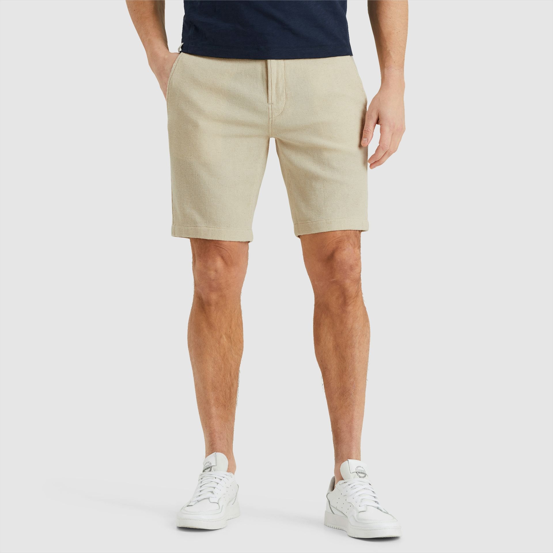 Cast Iron CHINO SHORTS STRUCTURE Silver Birch 2900151547028