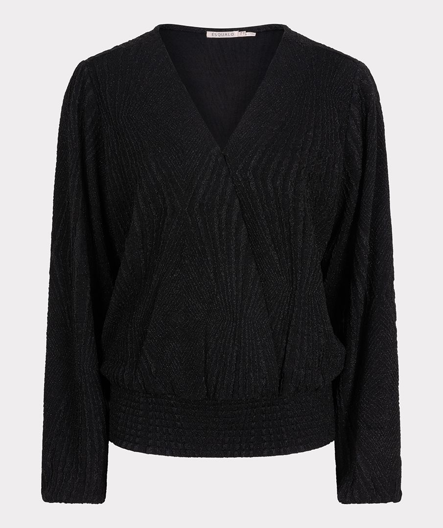 Esqualo Blouse jacquard SJ 000 black 2900151560041