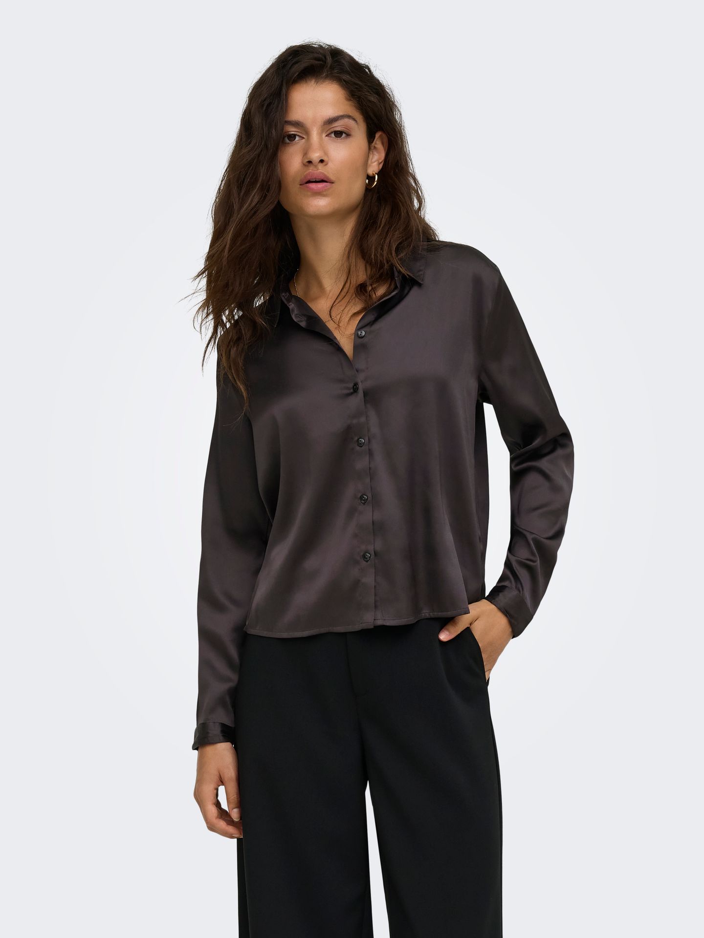 Only JDYFIFI L/S SHIRT WVN NOOS Chocolate Torte 2900168300067