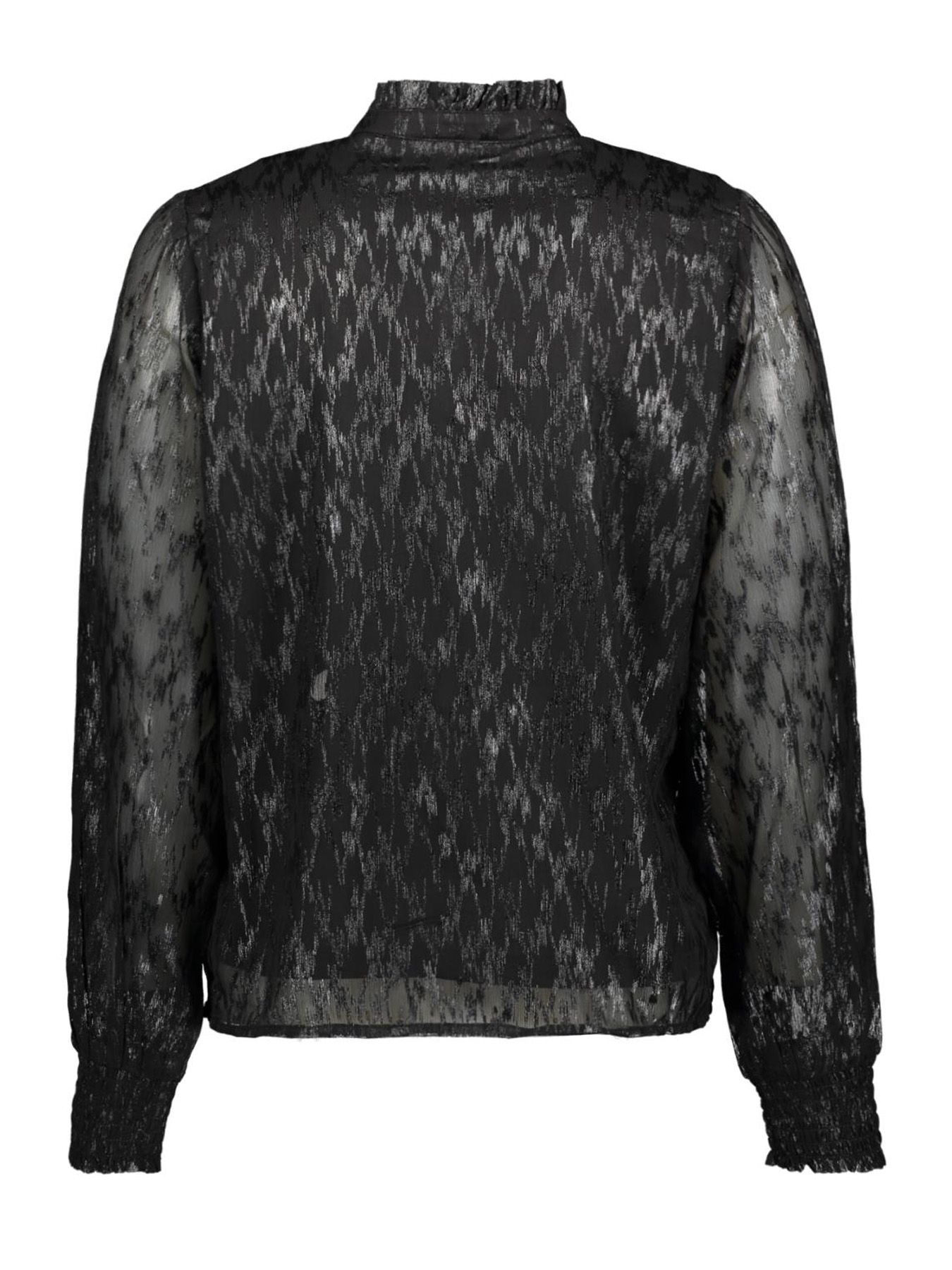 Only ONLMIRA L/S V-NECK SHIRT PTM Black/LEO AOP 2900151571030