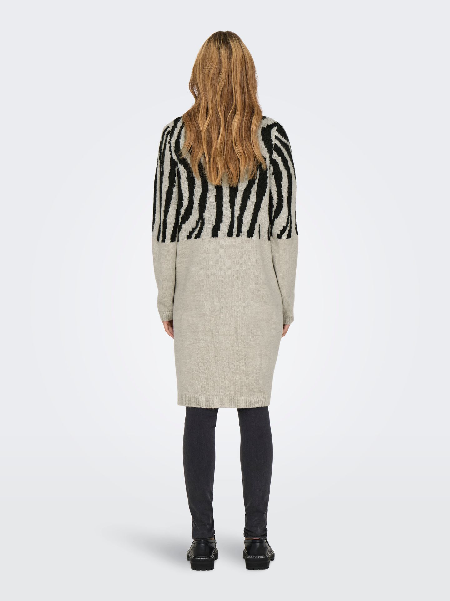 Only ONLJADE ZEBRA LS CARDIGAN CC KNT Whitecap Gray/Melange 2900151573034