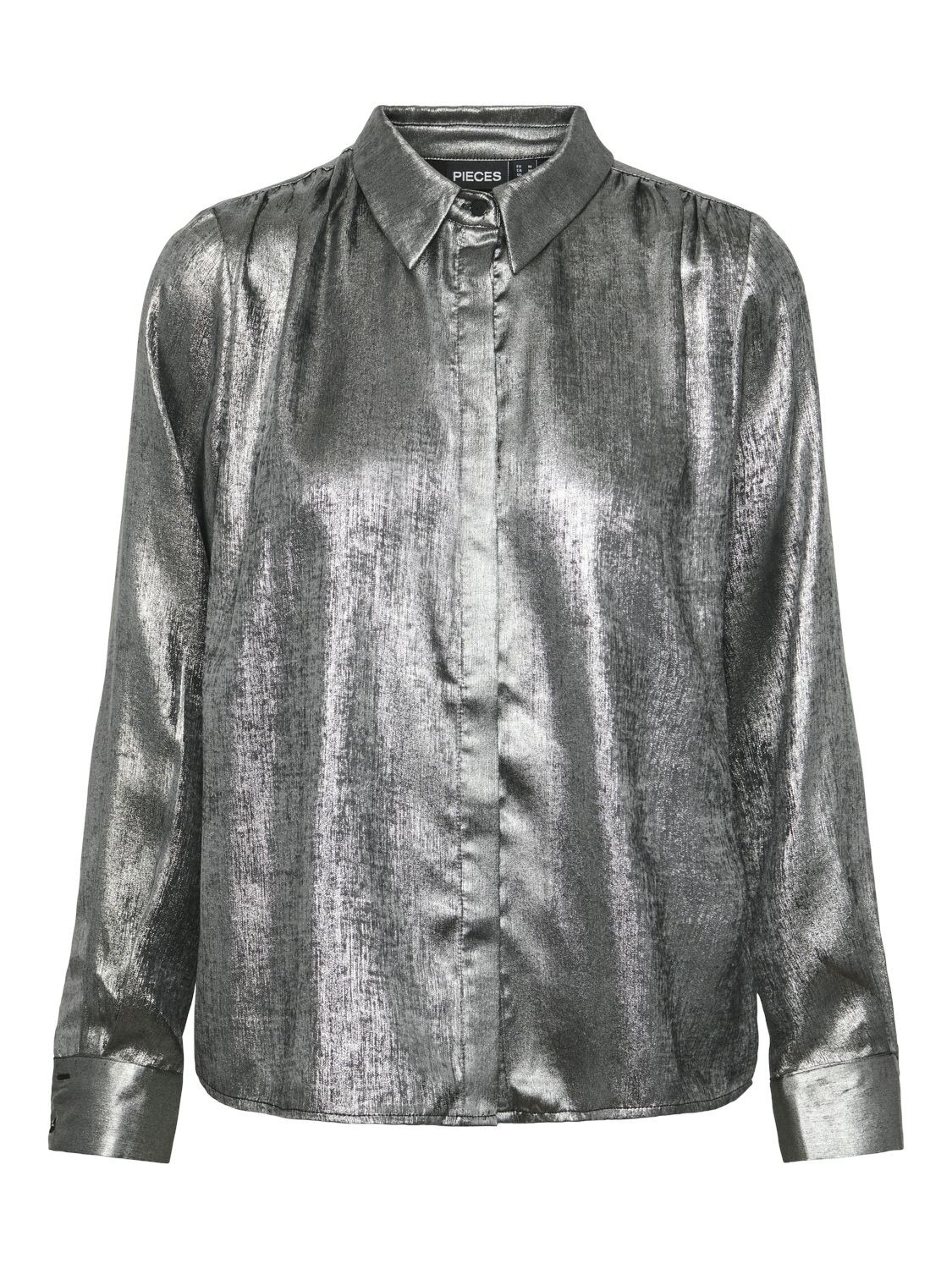 Pieces PCNISANA LS SHIRT BC FC Silver 2900151575045