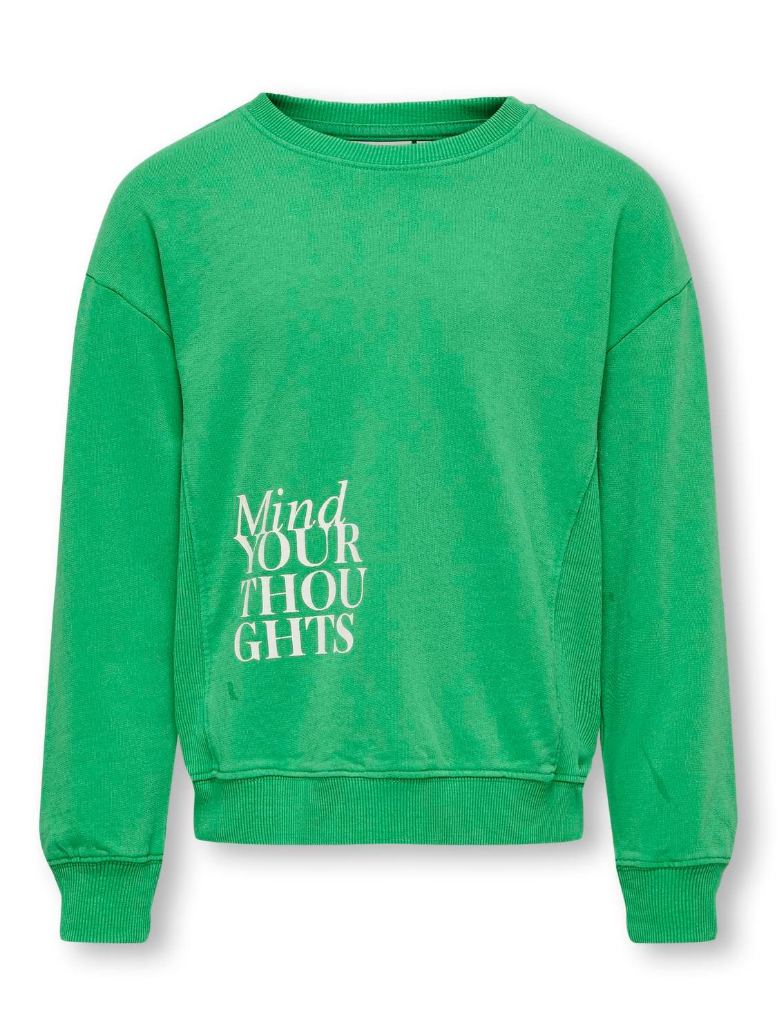 Only KOGNELLY L/S O-NECK PRINT BOX SWT Green Bee/Creative 2900151577018