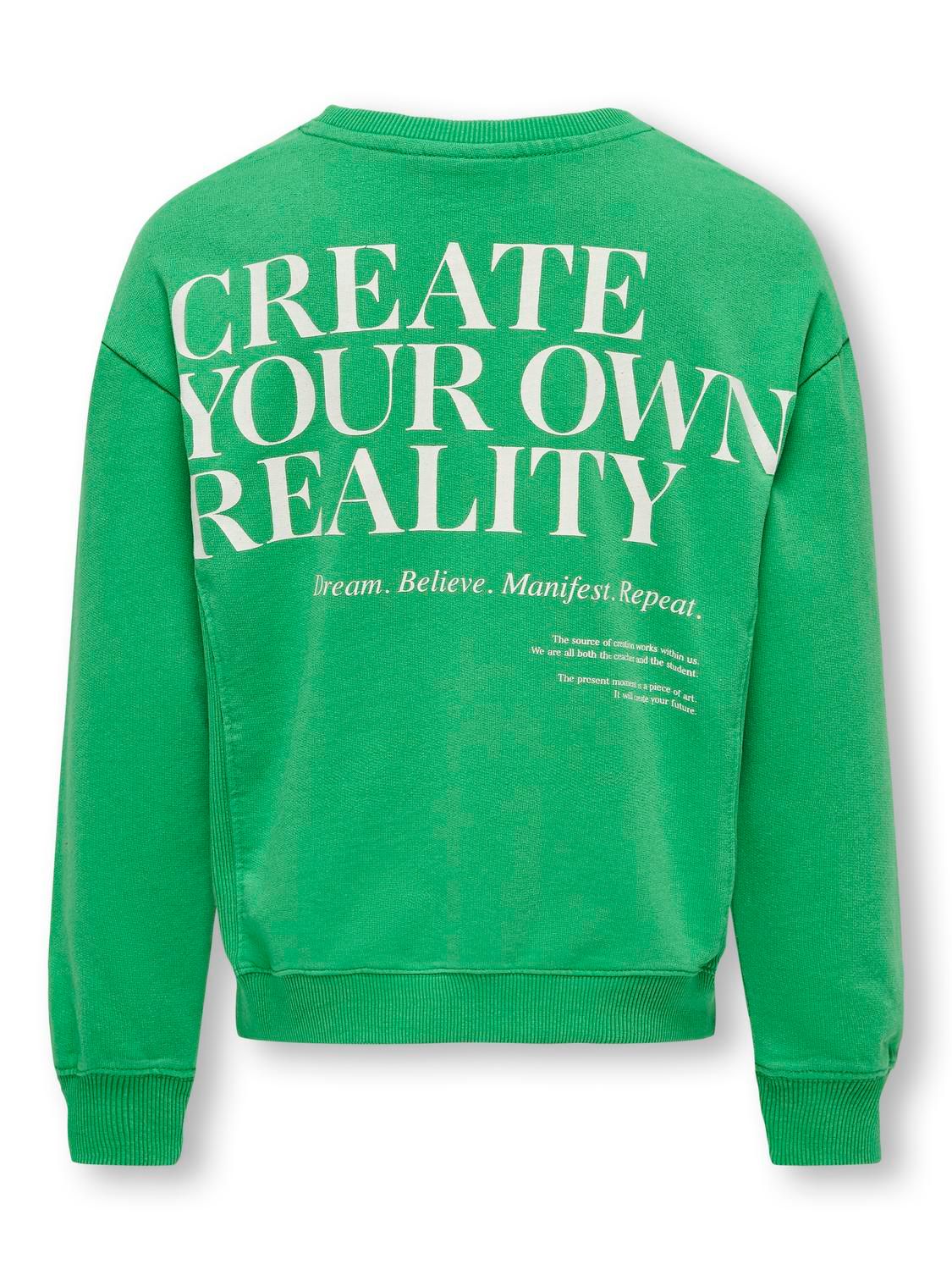 Only KOGNELLY L/S O-NECK PRINT BOX SWT Green Bee/Creative 2900151577025