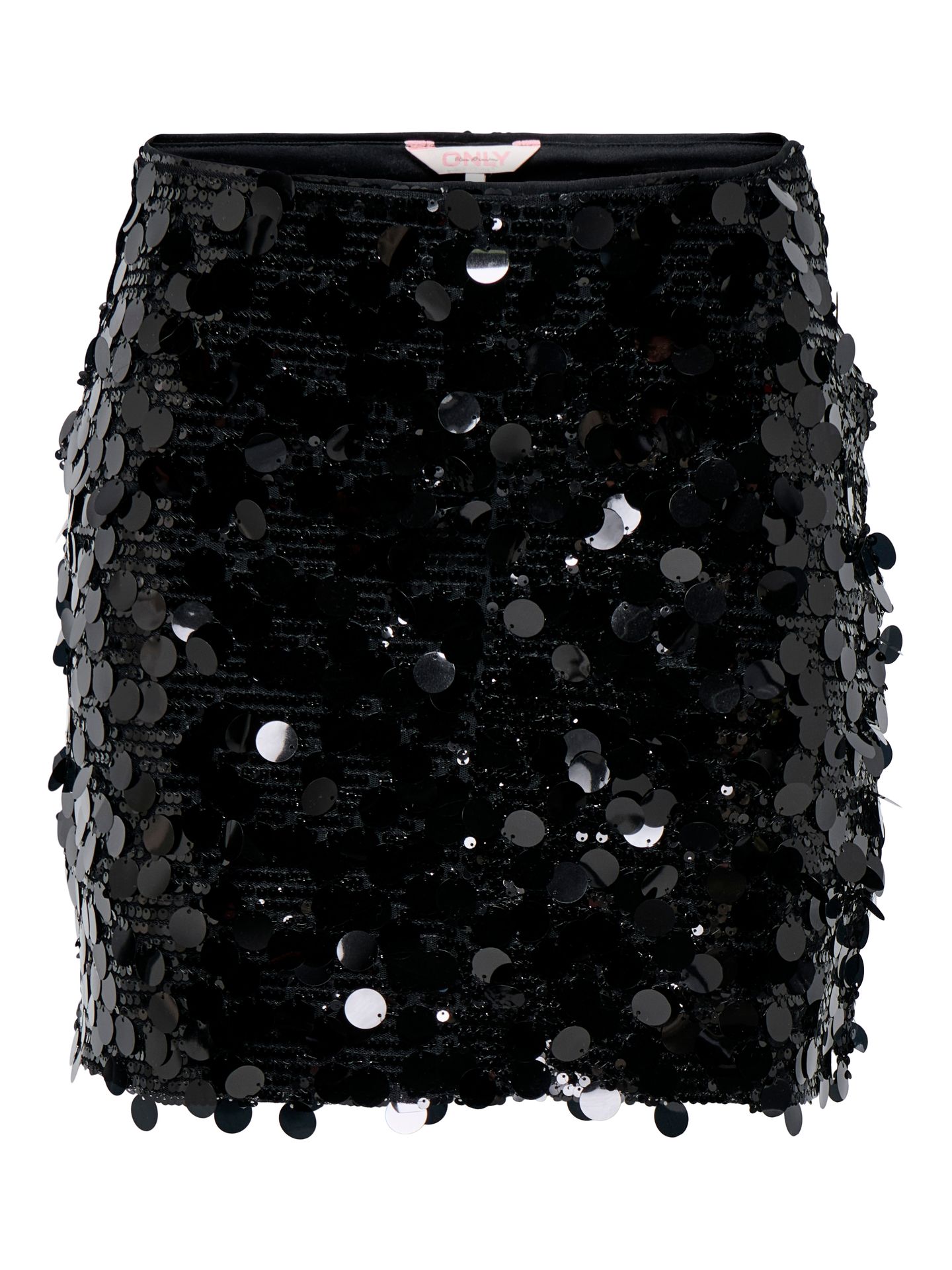 Only ONLJADEL SEQUINS SKIRT WVN Black/With Clara Leo 2900160892041