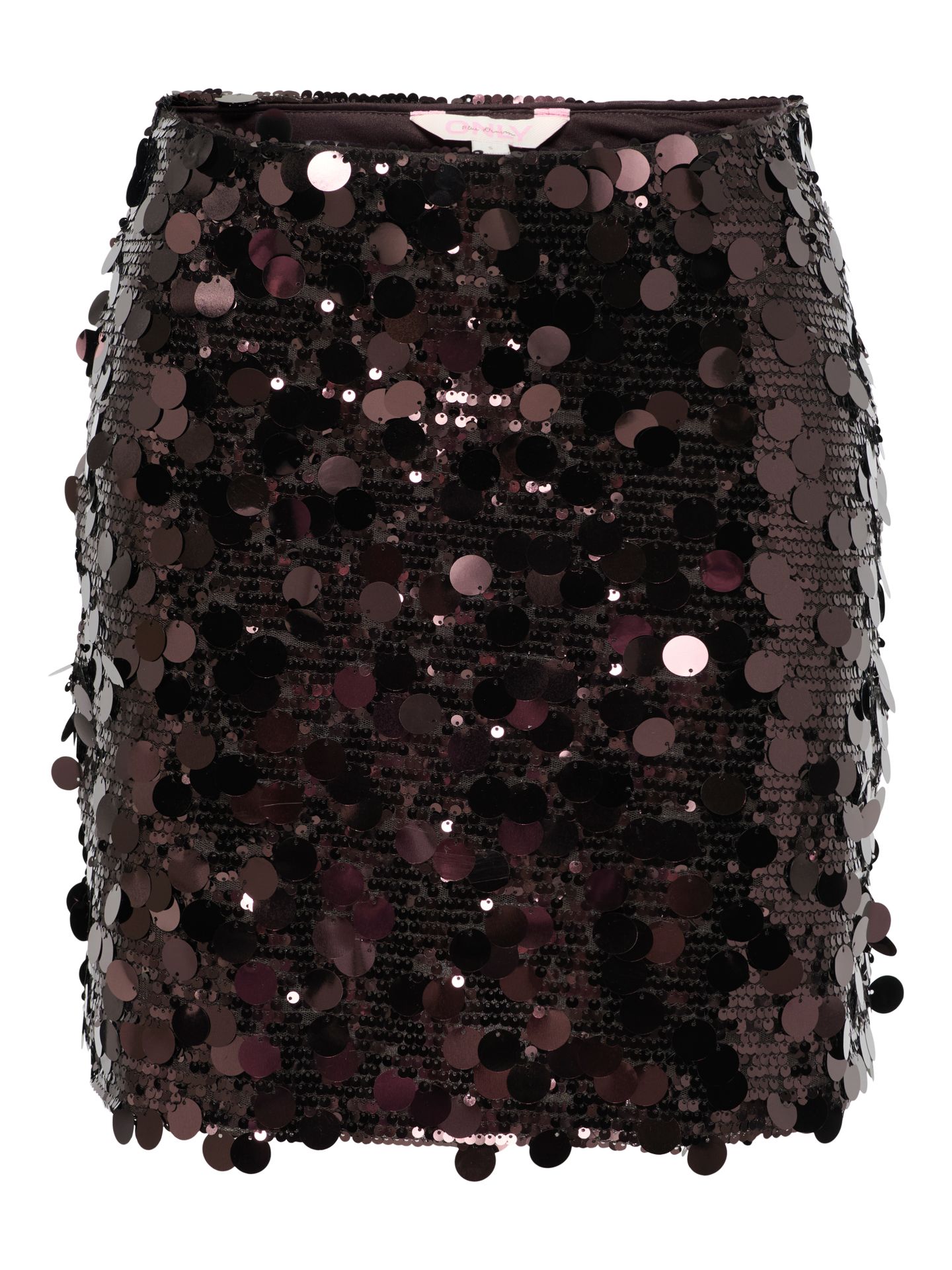 Only ONLJADEL SEQUINS SKIRT WVN Coffee Bean/W. COFFEE BEAN SEQUINS 00110781-EKA26011400003804