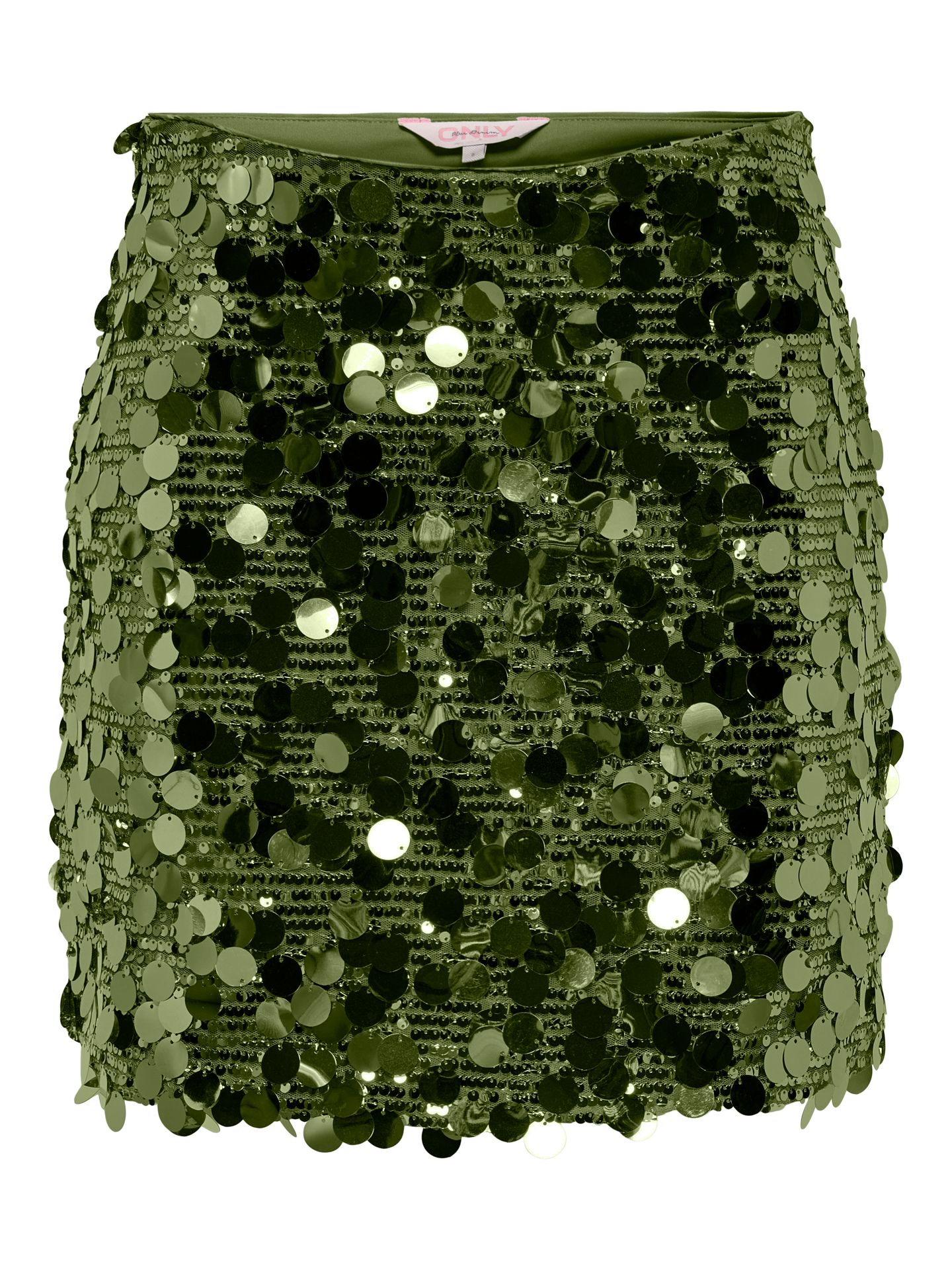 Only ONLJADEL SEQUINS SKIRT WVN Sphagnum/W. SPHAGNUM SEQUINS 2900171645018