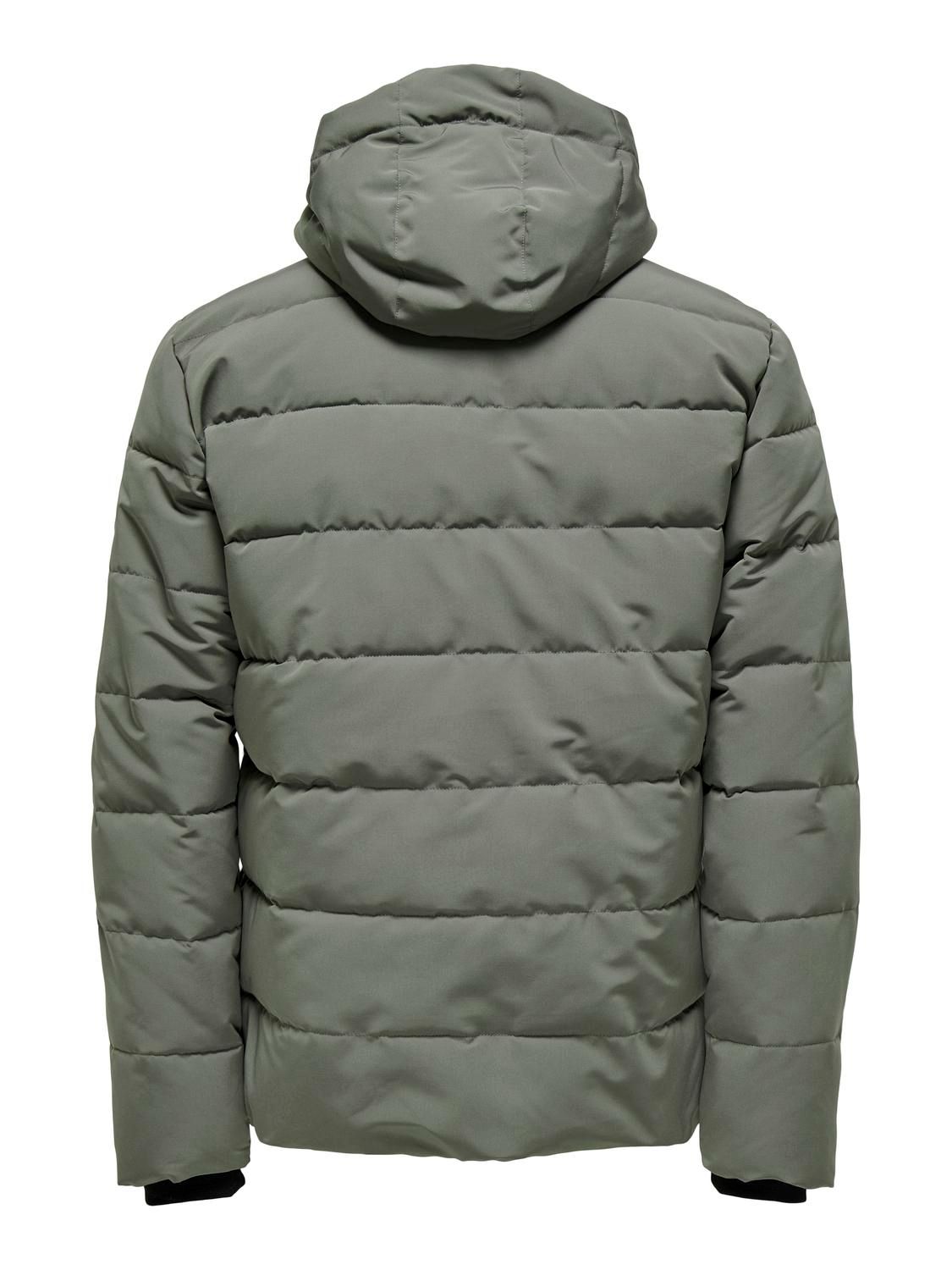 Only & Sons ONSCAYSON PUFFA OTW NOOS Castor Gray 2900151593056 Only & Sons ONSCAYSON PUFFA OTW NOOS Castor Gray 2900151593056