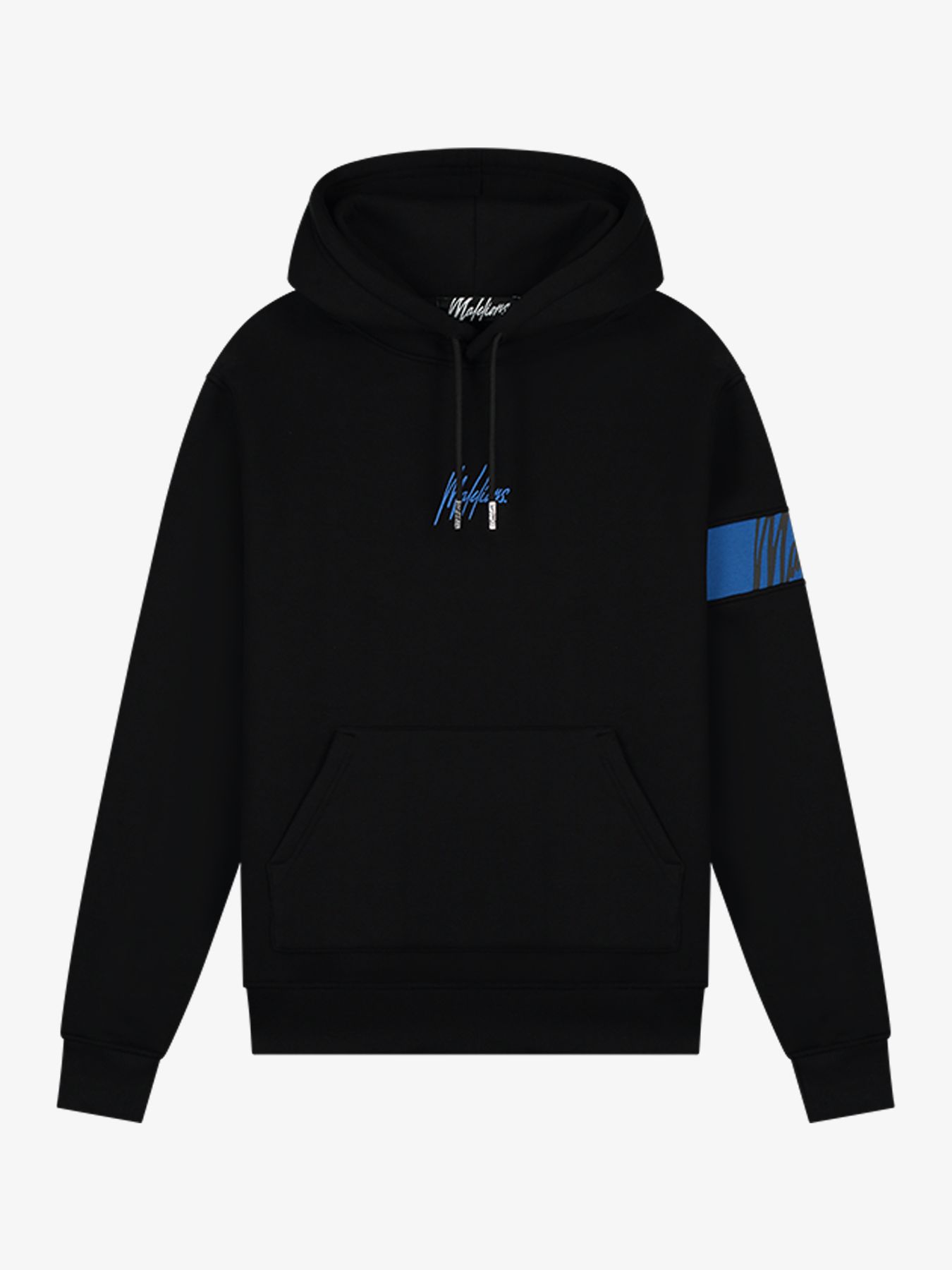 Malelions Men captain hoodie 2.0 Black/Cobalt 2900151613068