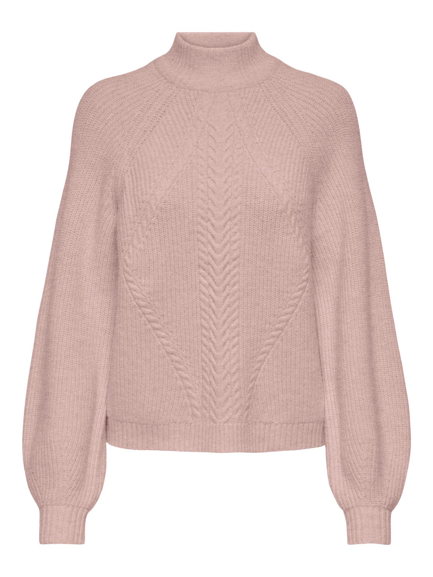 Only ONLKATIA LS DETAIL HIGHNECK KNT Rose Smoke/Melange 2900161345034