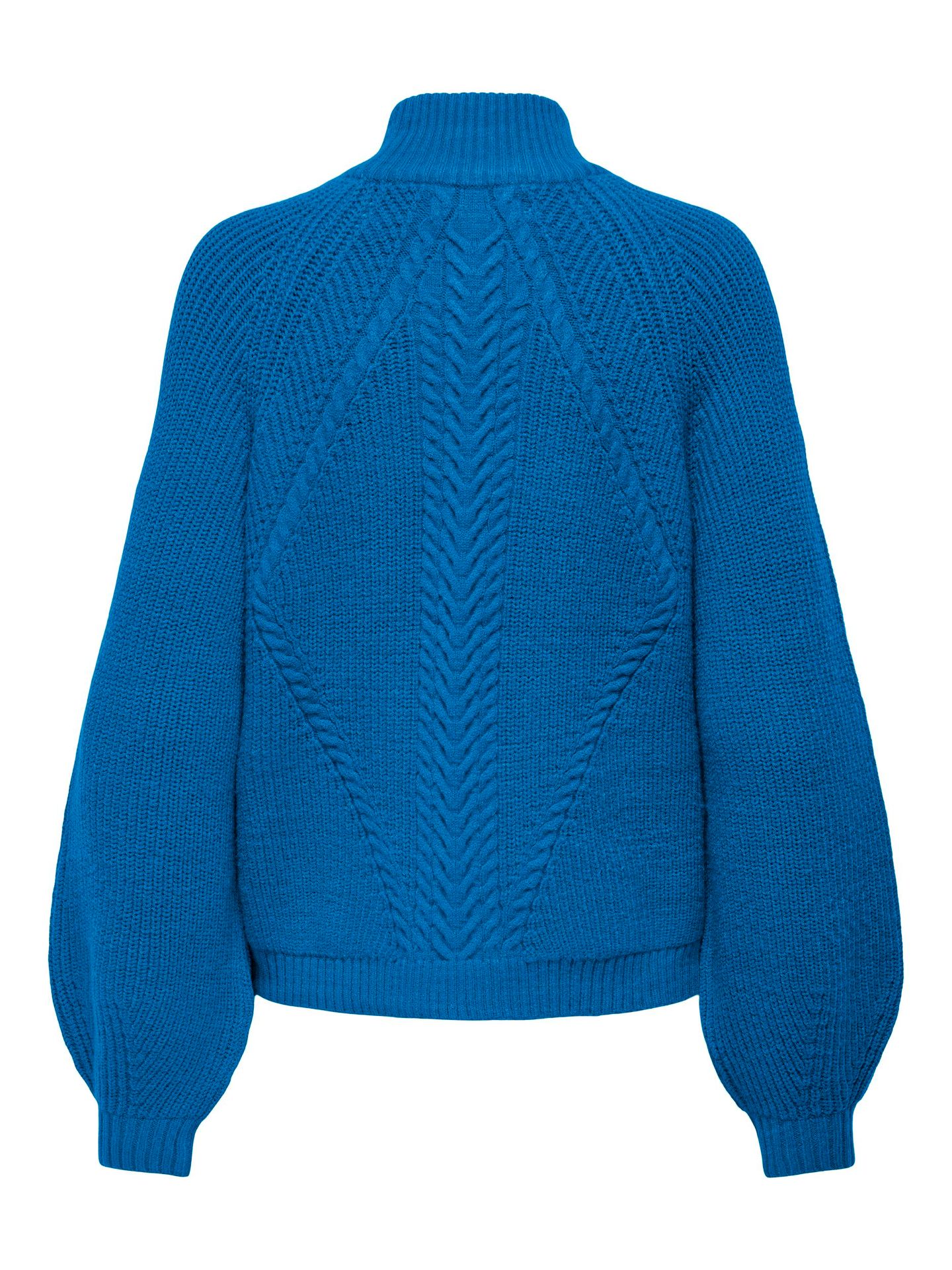 Only ONLKATIA LS DETAIL HIGHNECK KNT Directoire Blue 2900151738051