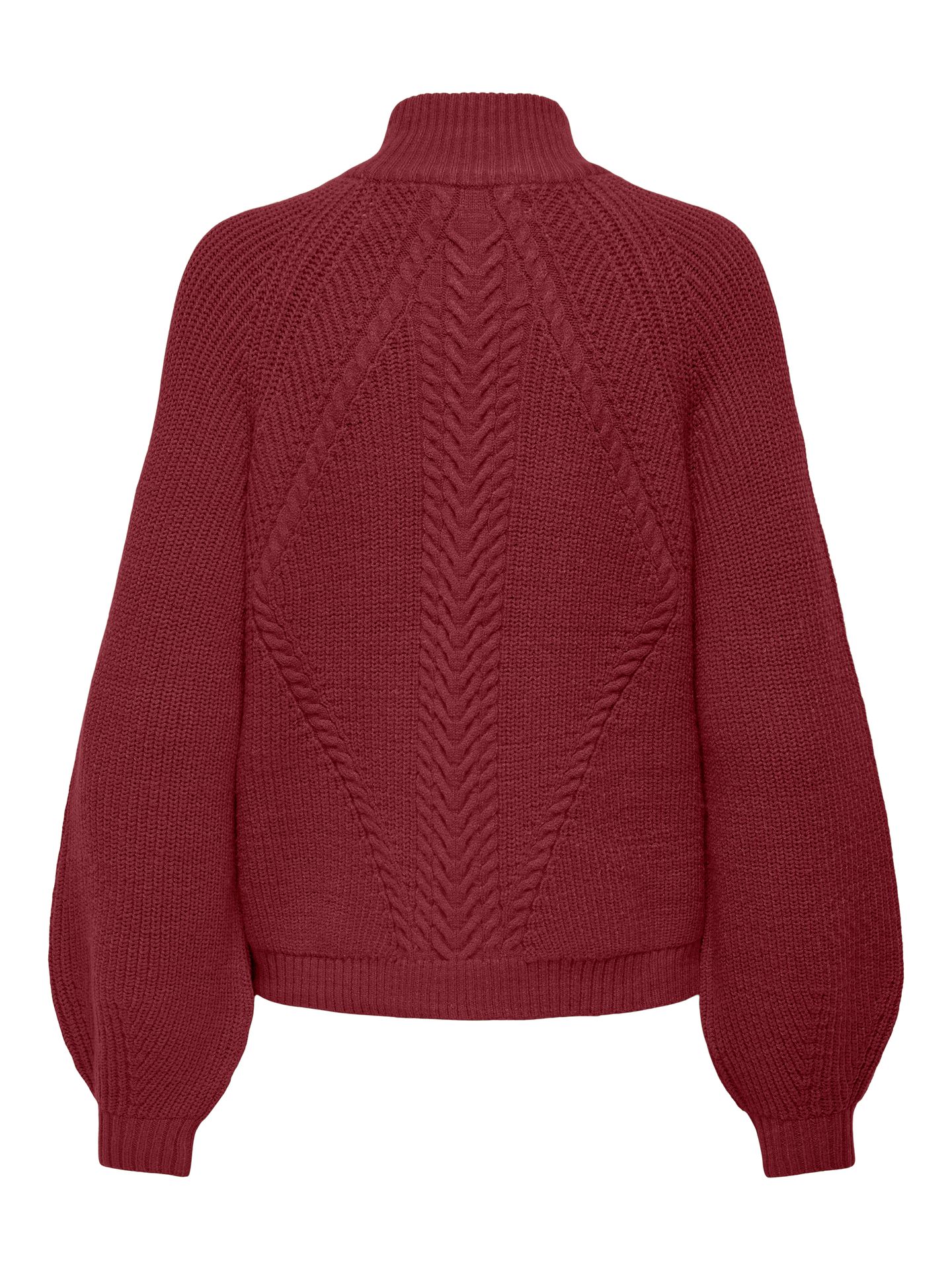 Only ONLKATIA LS DETAIL HIGHNECK KNT Cabernet 2900161346055