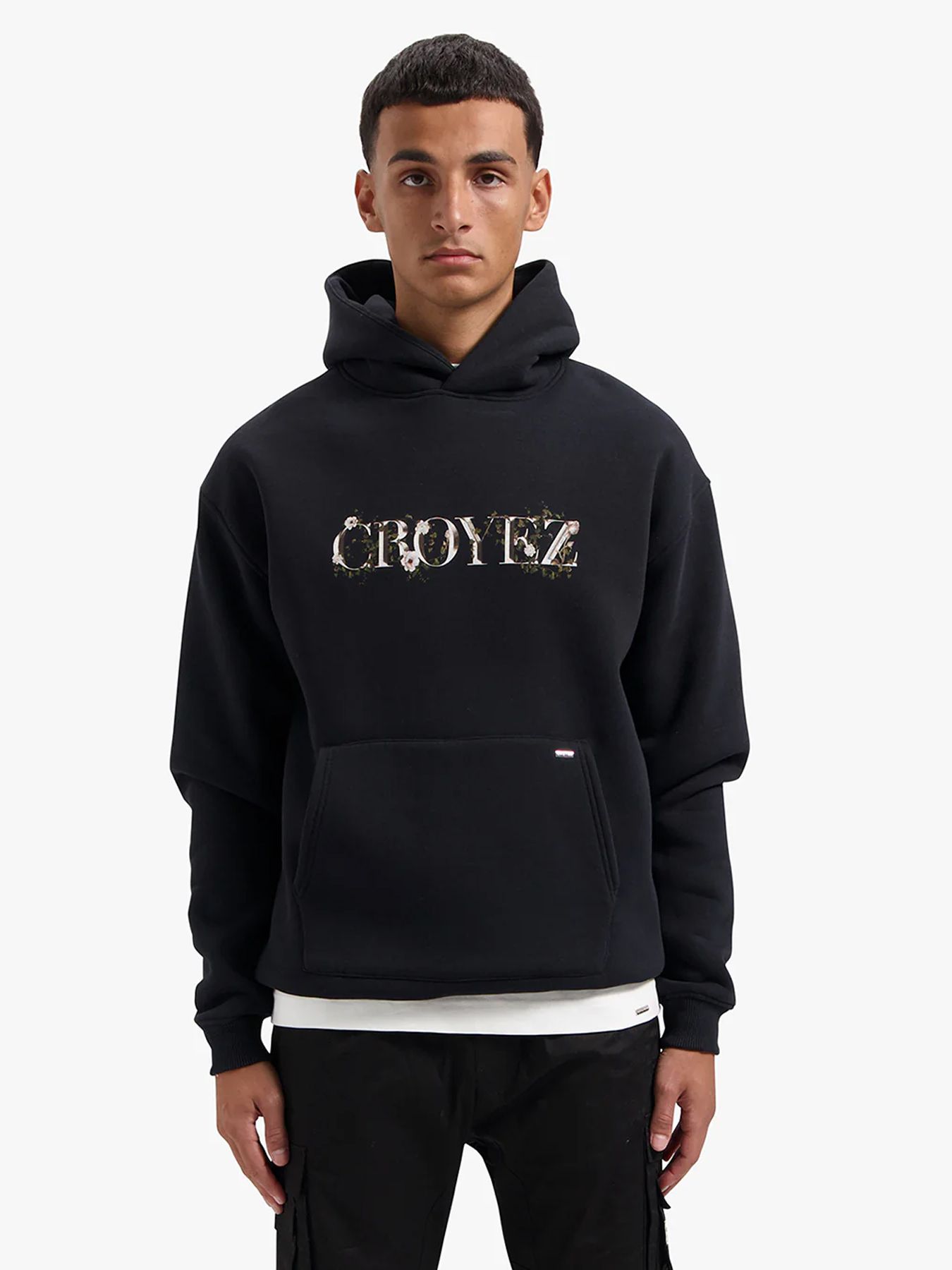 Croyez Chrome flower hoodie Black 2900151758066