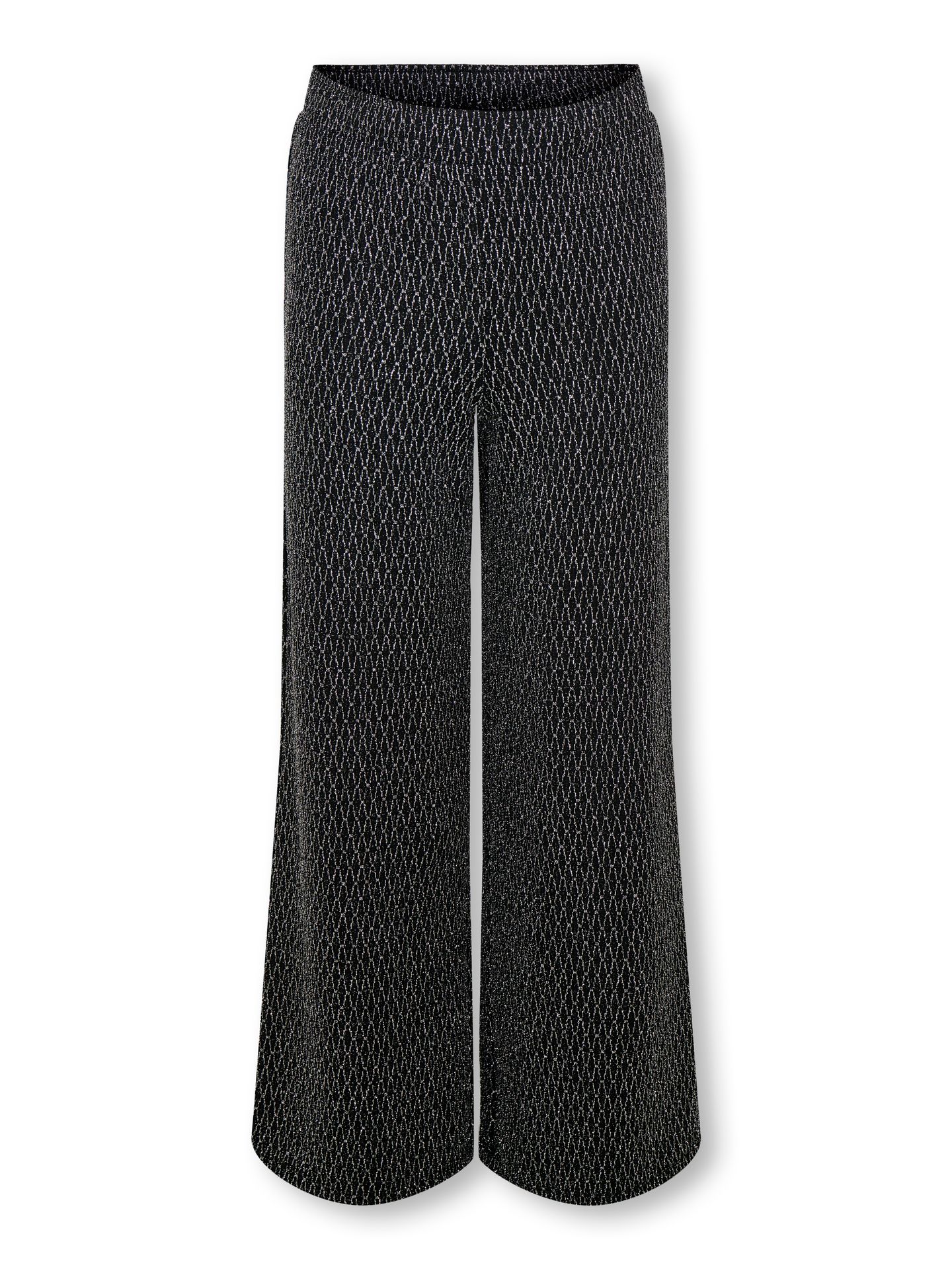 Only KOGQUEEN GLITTER PANT BF JRS Black/Monochrome leafy 2900160804037