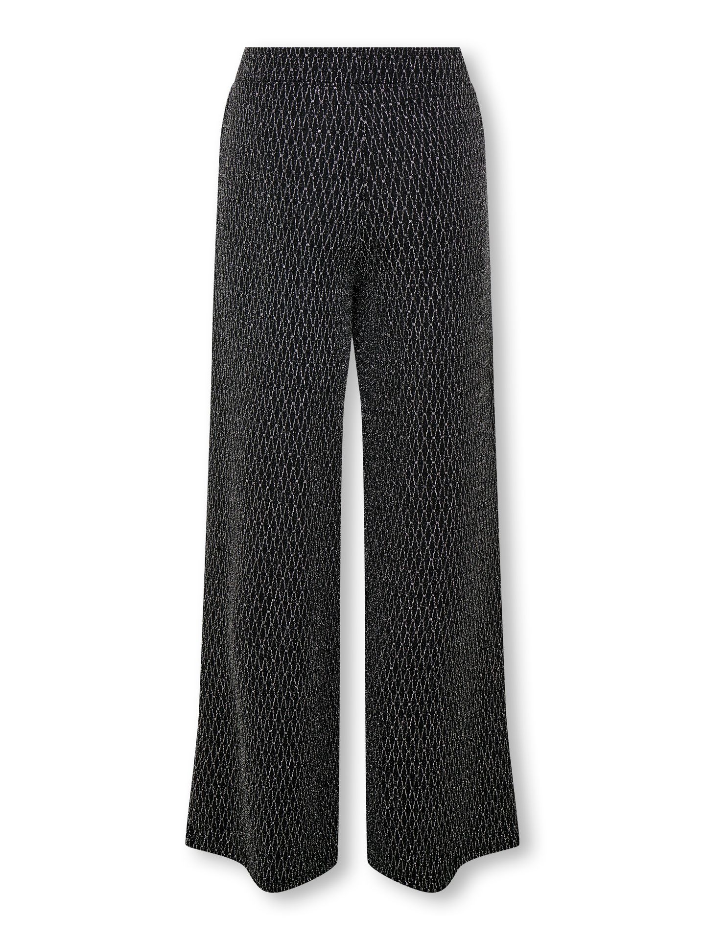 Only KOGQUEEN GLITTER PANT BF JRS Black/Monochrome leafy 2900160804037