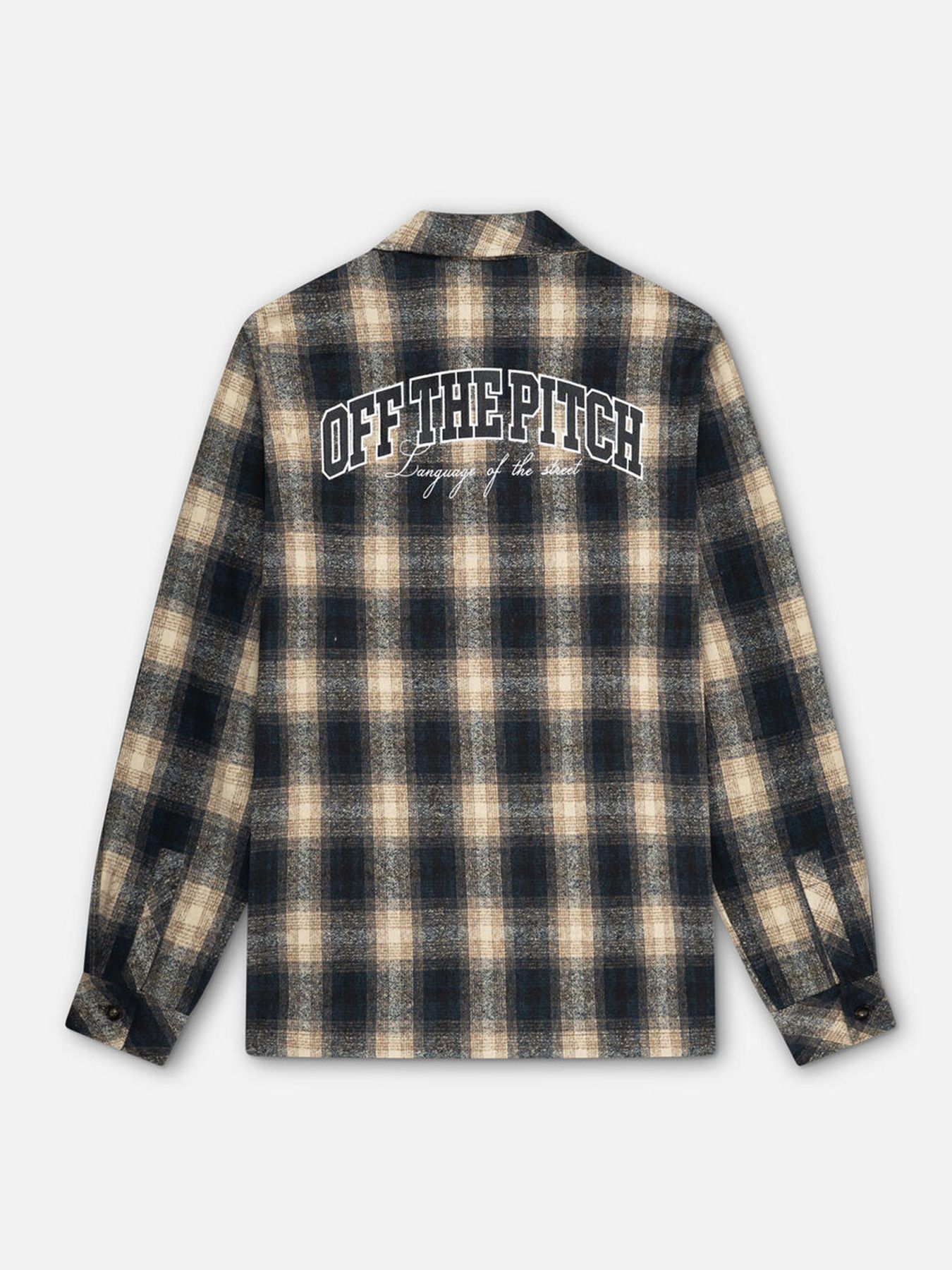 Off The Pitch Checkmate overshirt Beige 2900151797065
