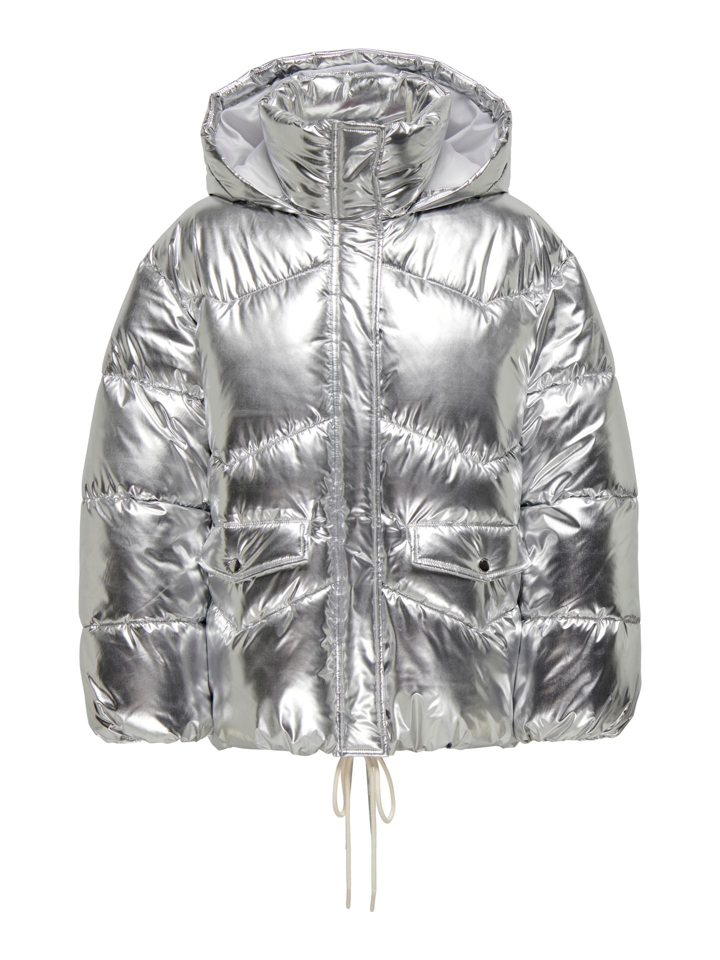 Only ONLPEARL PUFFER JACKET CC OTW Silver 2900151804053