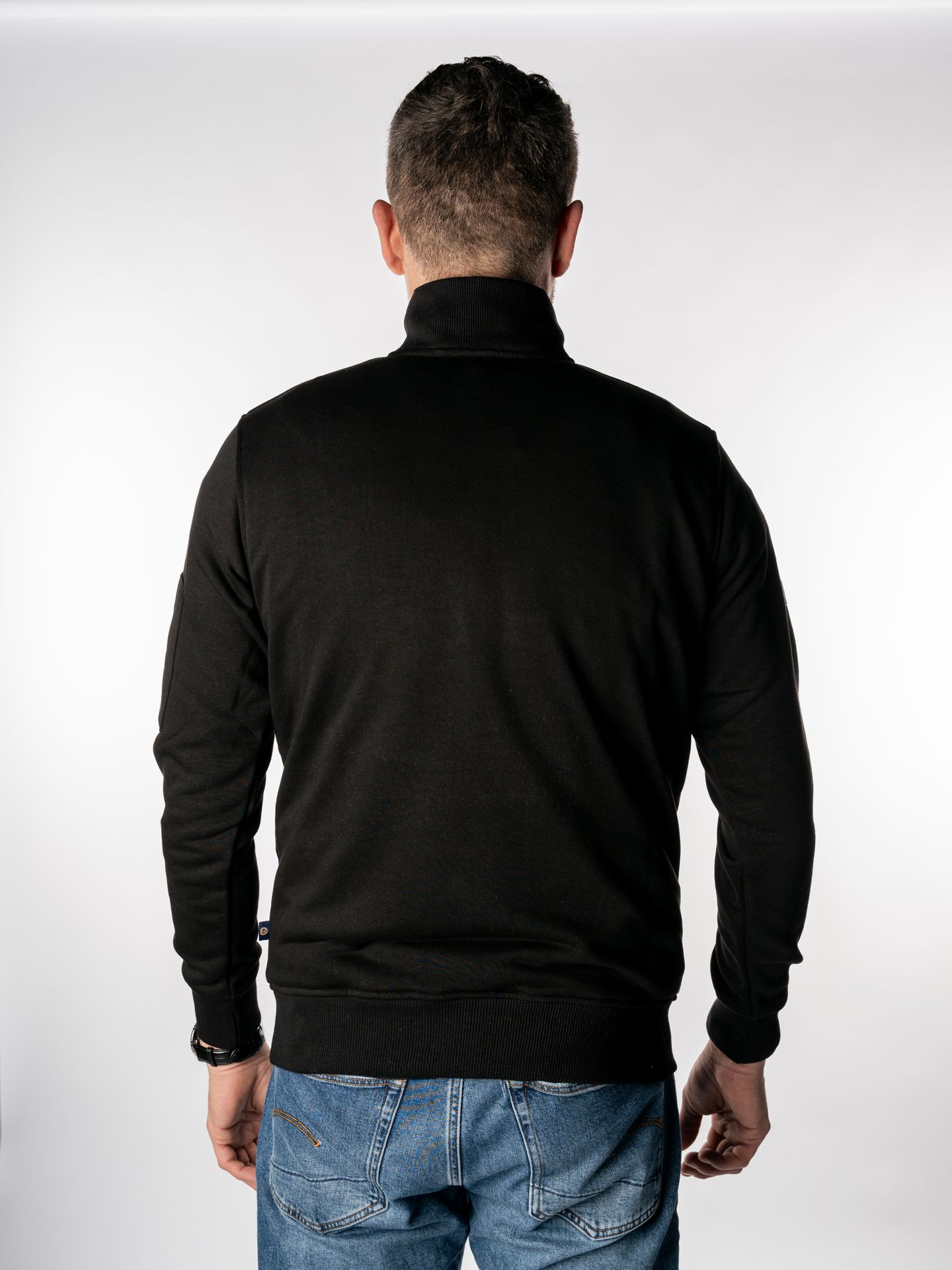 Donker Blauw Db-14 Half zip Black 2900151922047