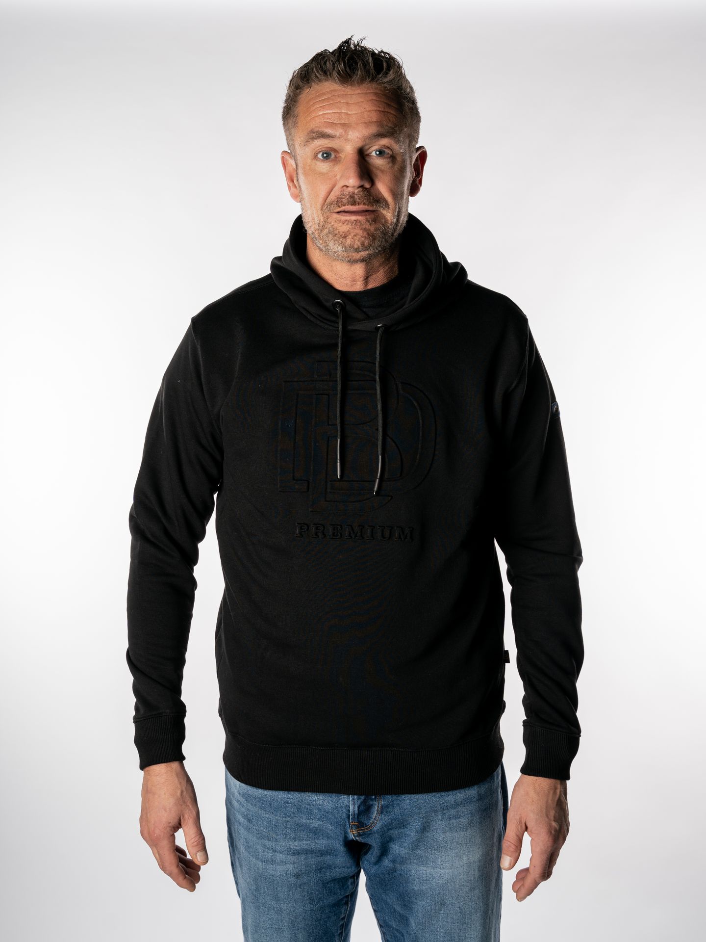 Donker Blauw DB-10 Hoodie 3D Black 00110994-BLC