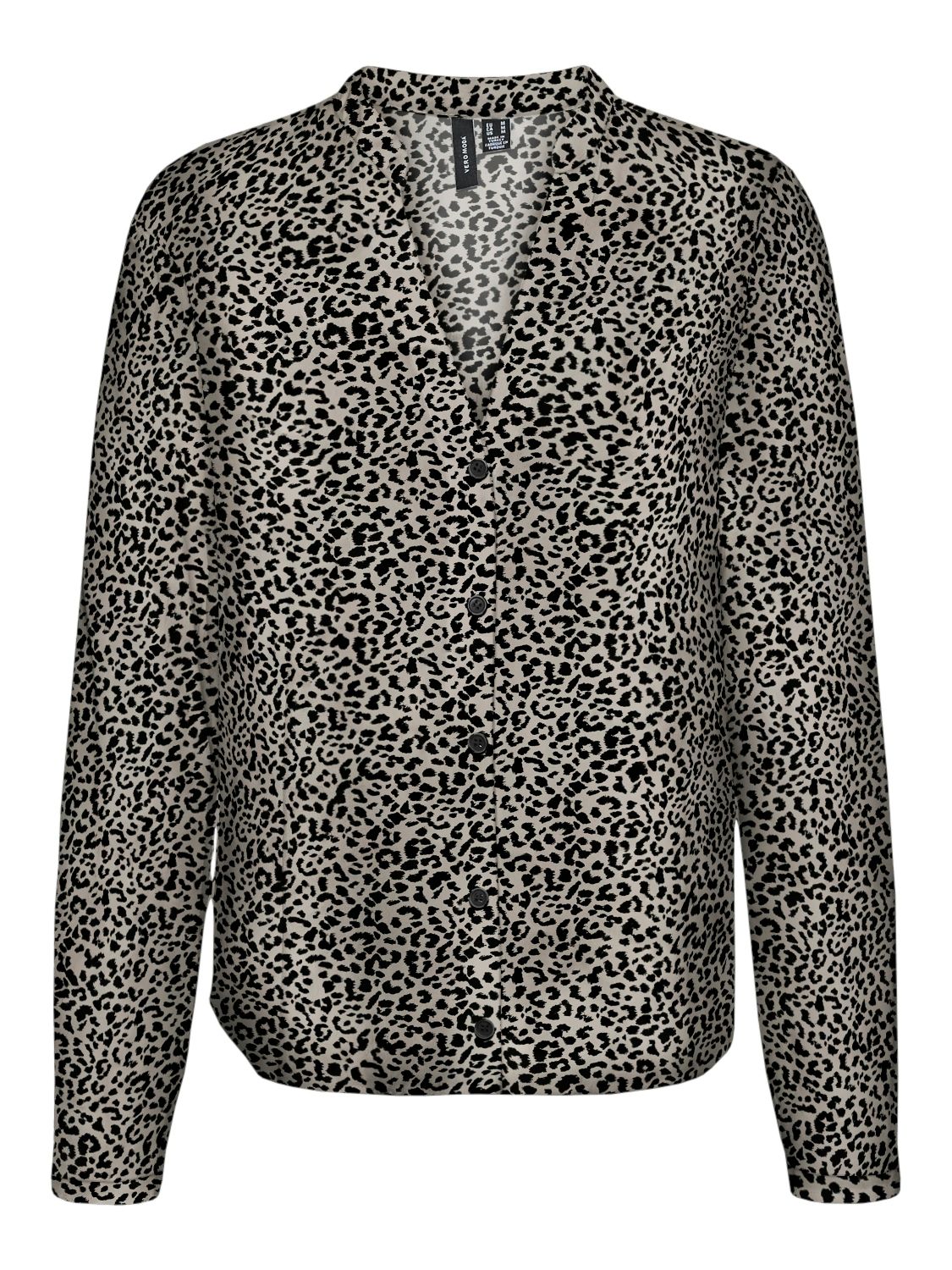 Vero Moda VMMERVE LS SHIRT JRS BOO Moon Rock/Leo 2900152156038