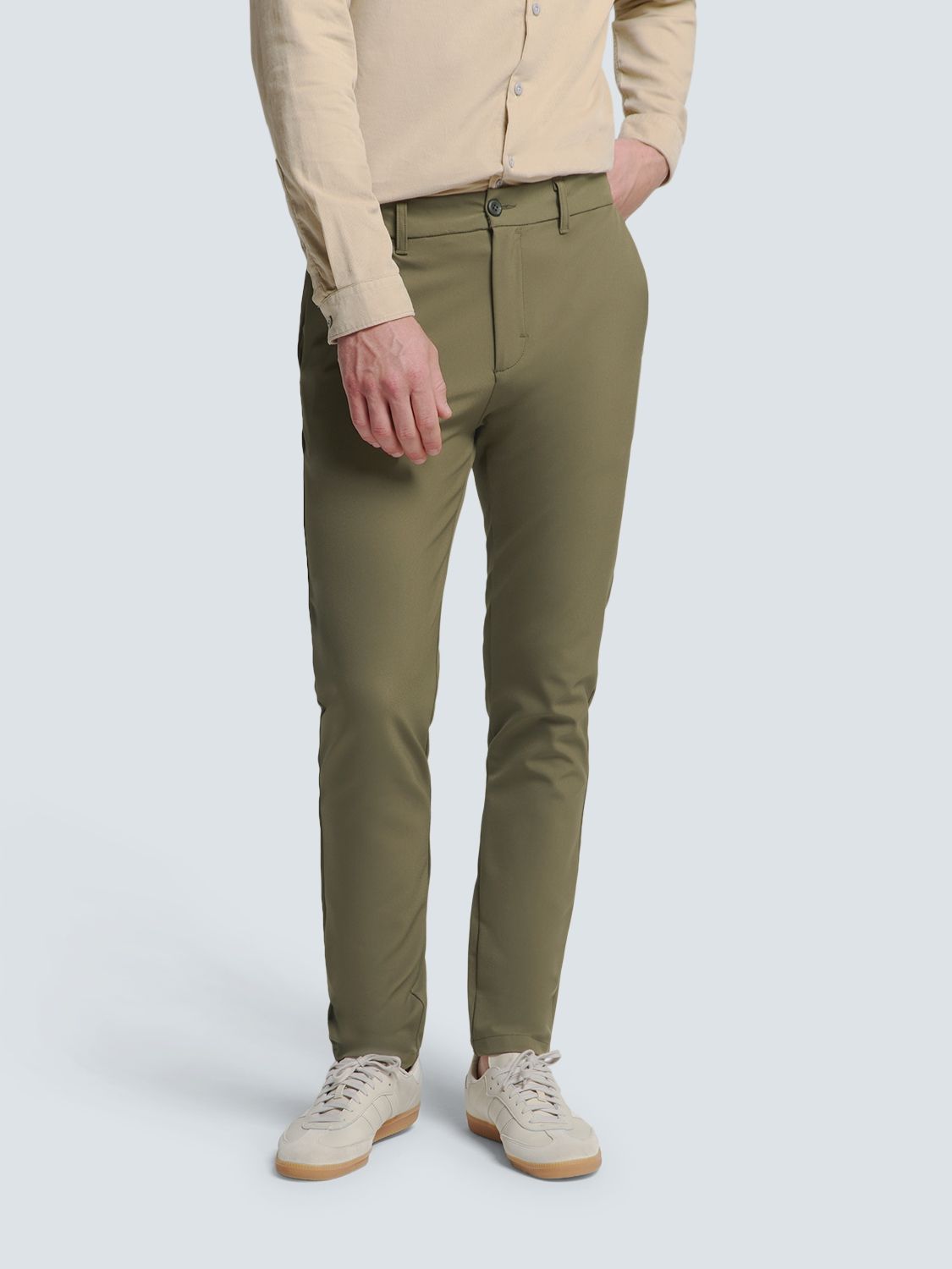 No Excess Pants Chino 4-Way Stretch Sedoc 167 mid army 2900152167539