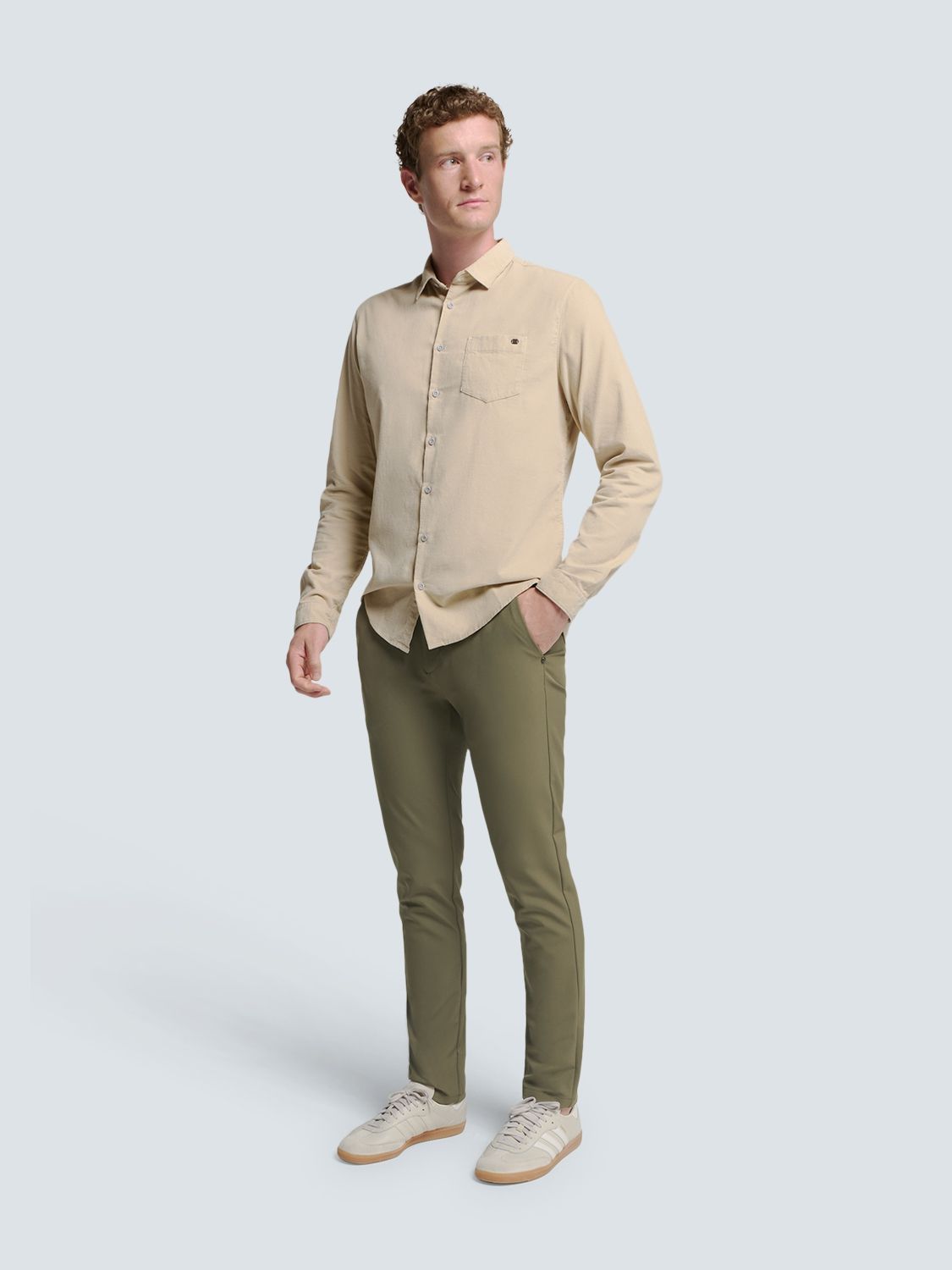 No Excess Pants Chino 4-Way Stretch Sedoc 167 mid army 2900152167508