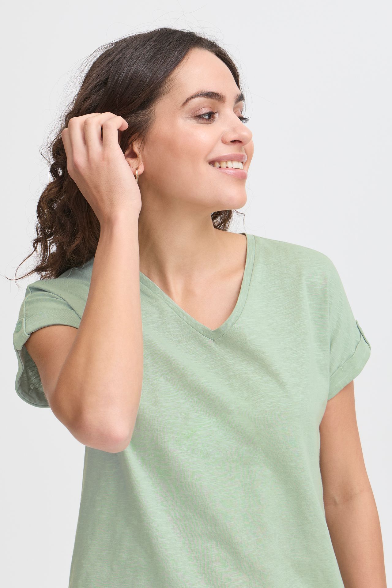 Fransa FRDALIA TEE 2 Iceberg Green 2900152182013