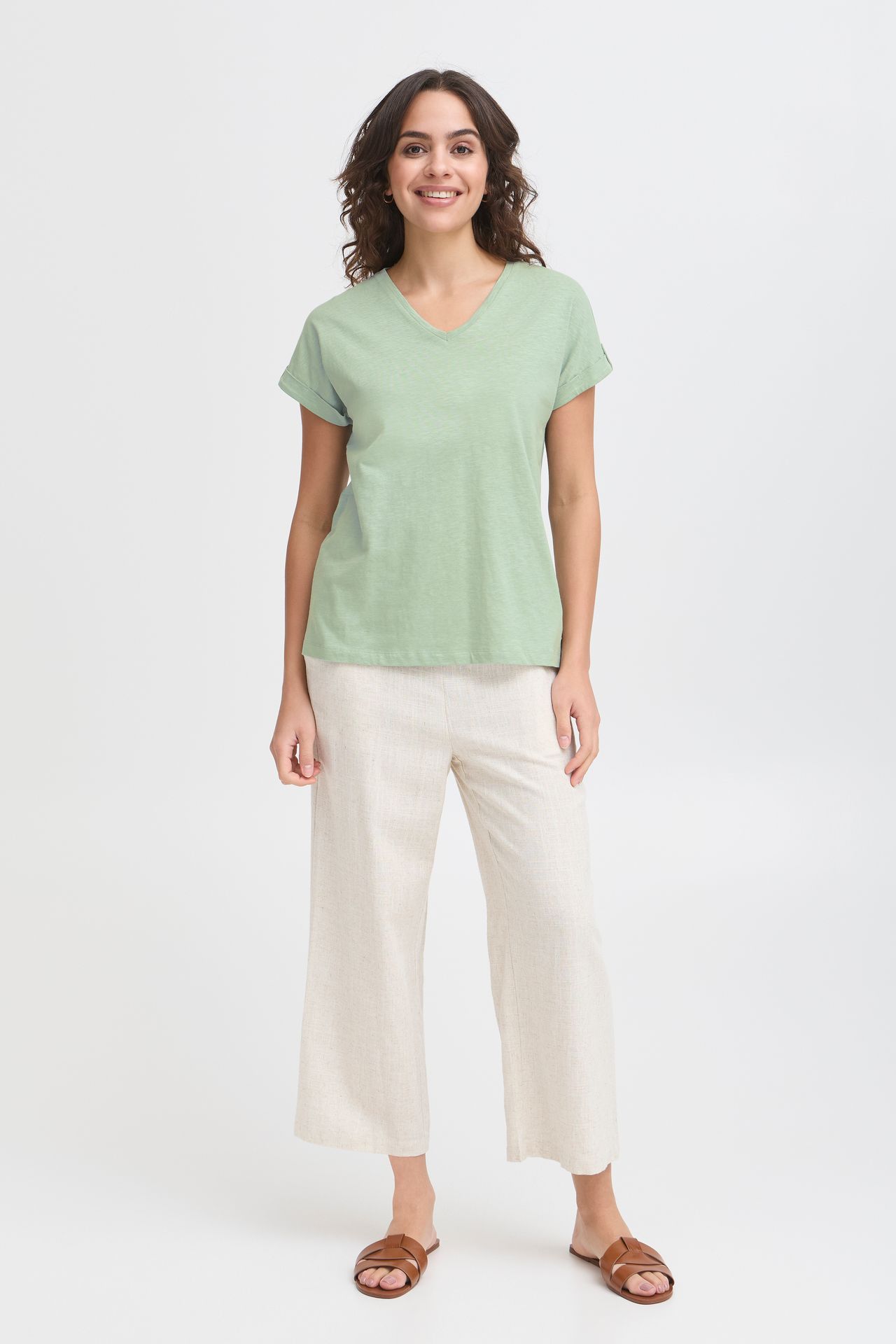 Fransa FRDALIA TEE 2 Iceberg Green 2900152182013