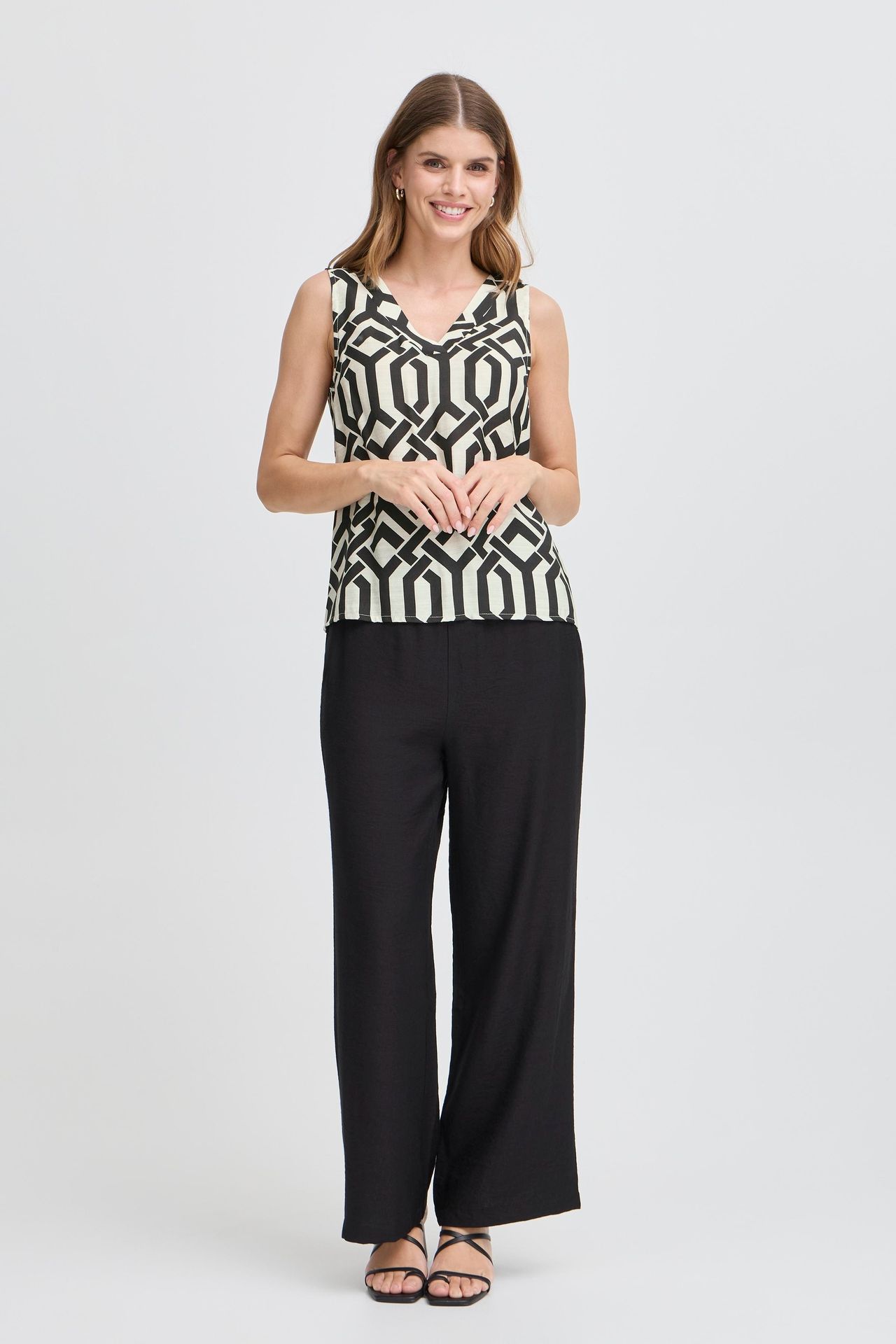 Fransa FRARIANA TOP 1 Whisper White Black 2900152184031