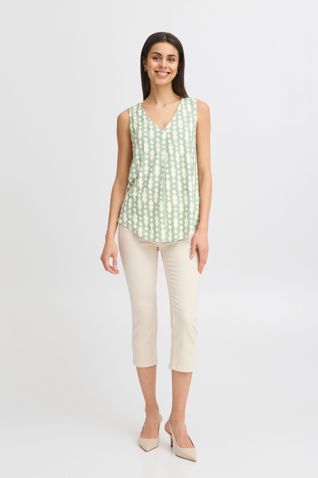 Fransa FRDOTTIE TOP 3 Iceberg Green art 2900152195044
