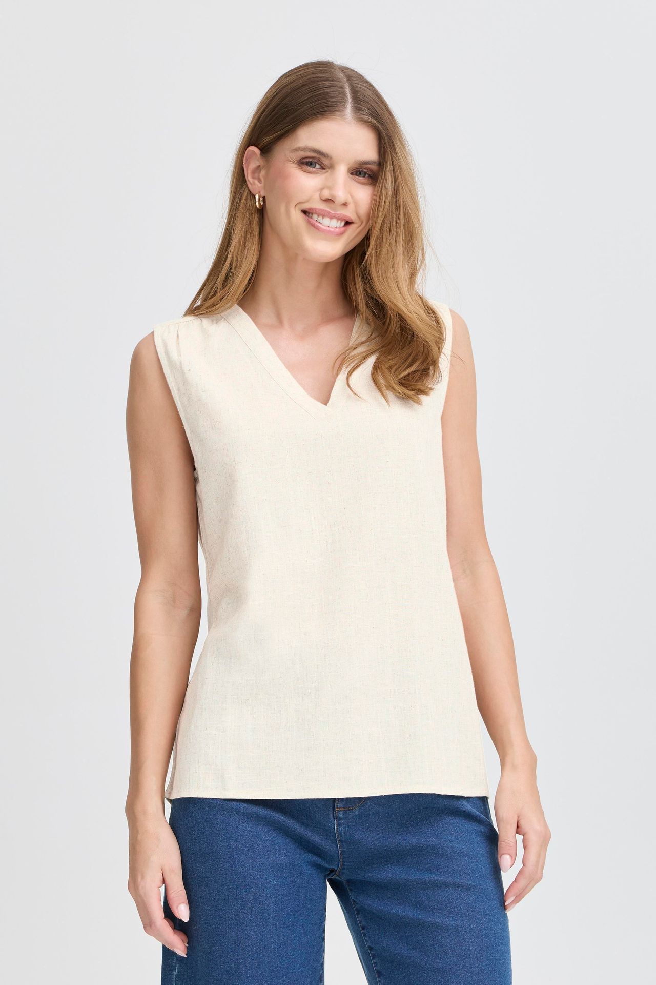 Fransa FRJUNA TOP 2 Birch Melange 2900152197017