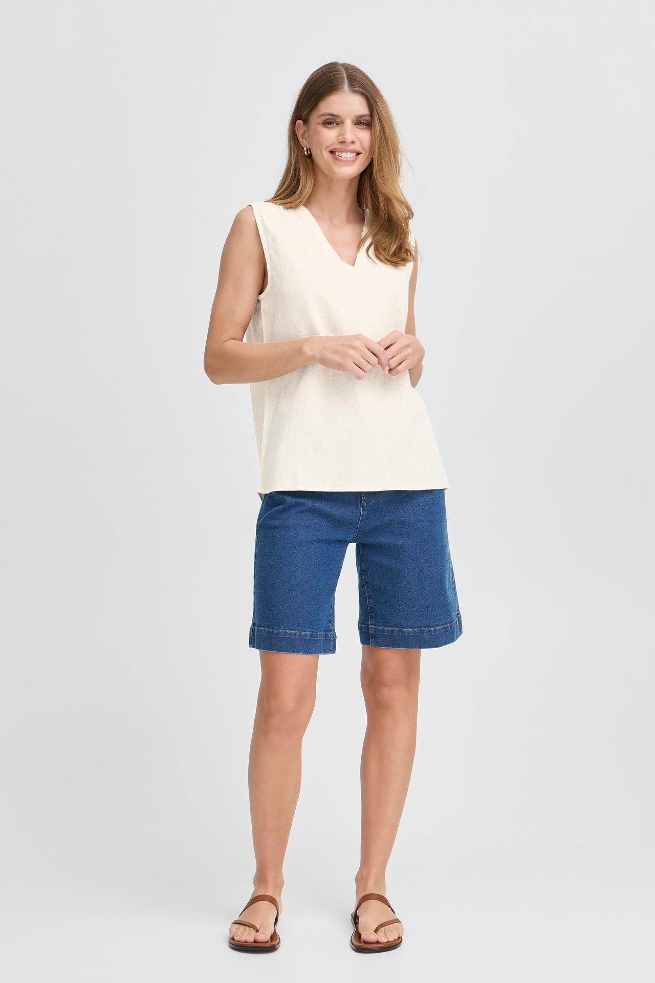 Fransa FRJUNA TOP 2 Birch Melange 2900152197017