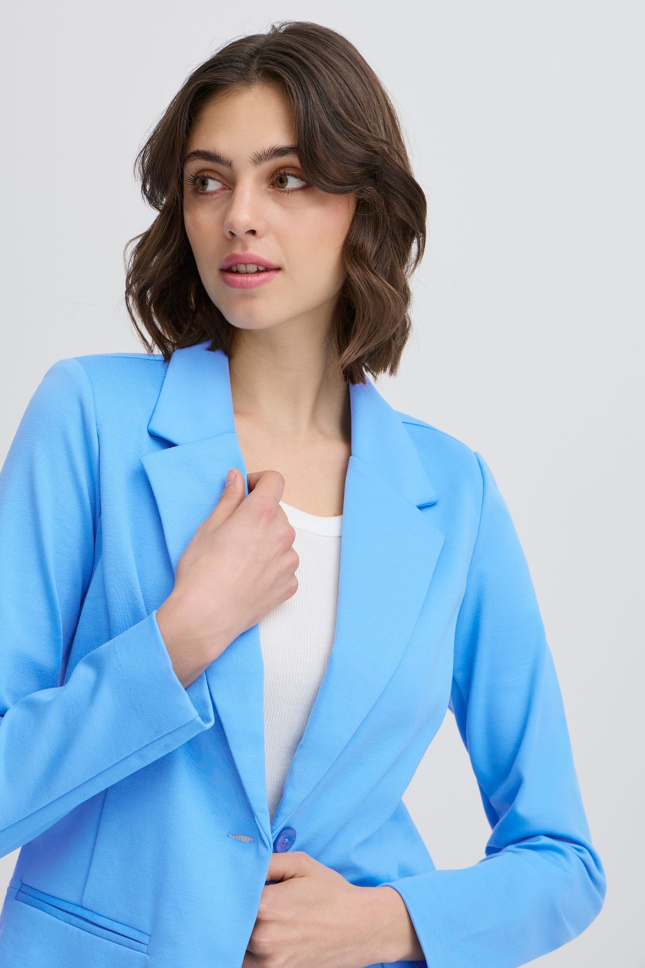 Fransa FRZablazer 2 Blazer Azure Blue 2900152213038 Fransa FRZablazer 2 Blazer Azure Blue 2900152213038