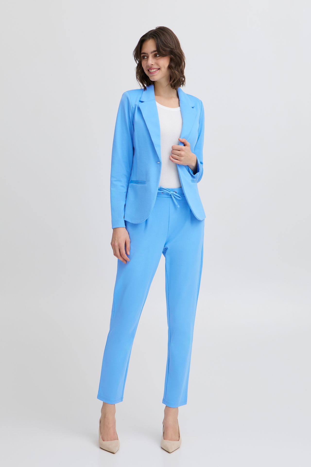 Fransa FRZablazer 2 Blazer Azure Blue 2900152213038 Fransa FRZablazer 2 Blazer Azure Blue 2900152213038