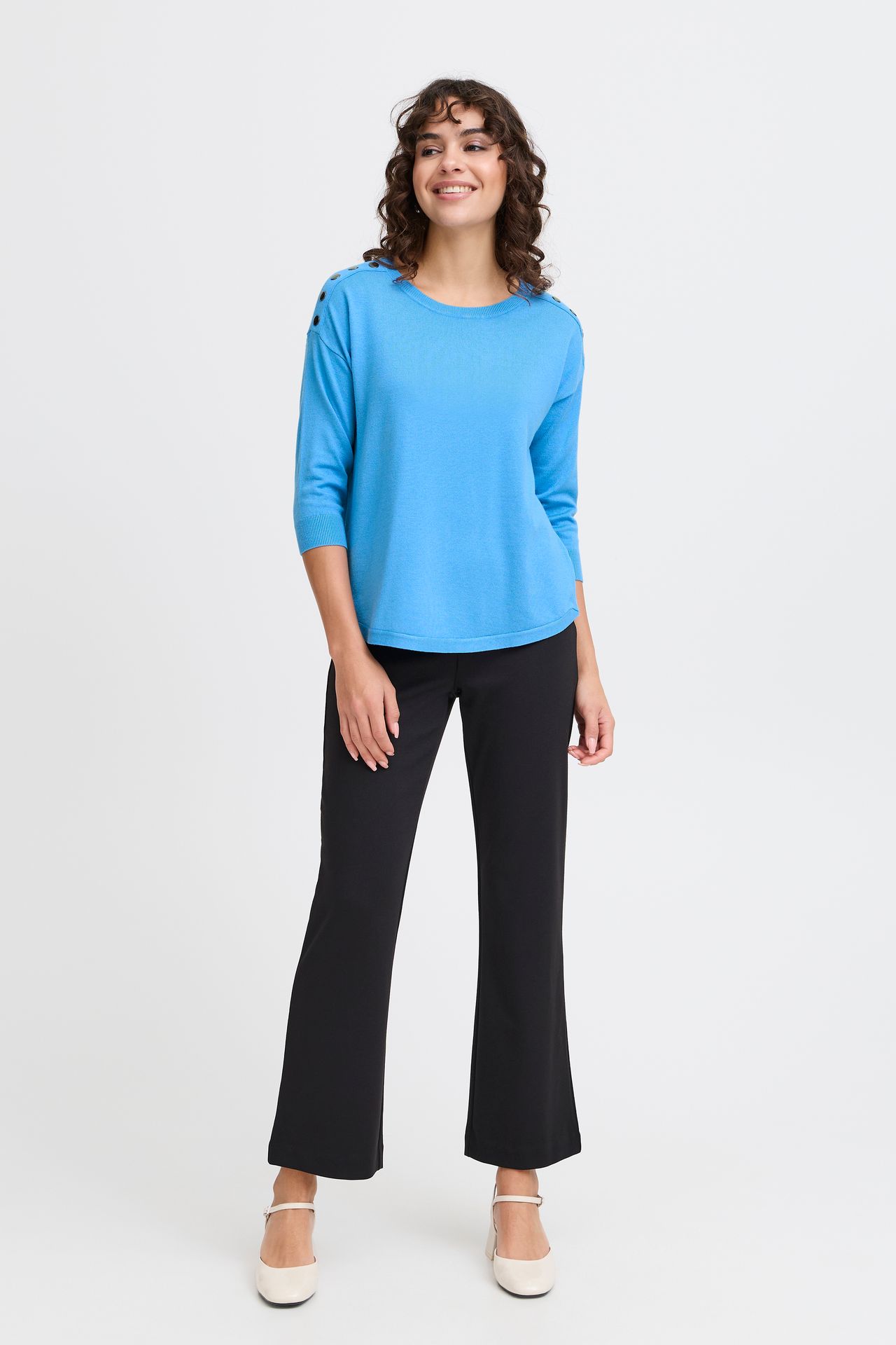 Fransa FRZUBASIC 114 Pullover Azure Blue 2900152215018