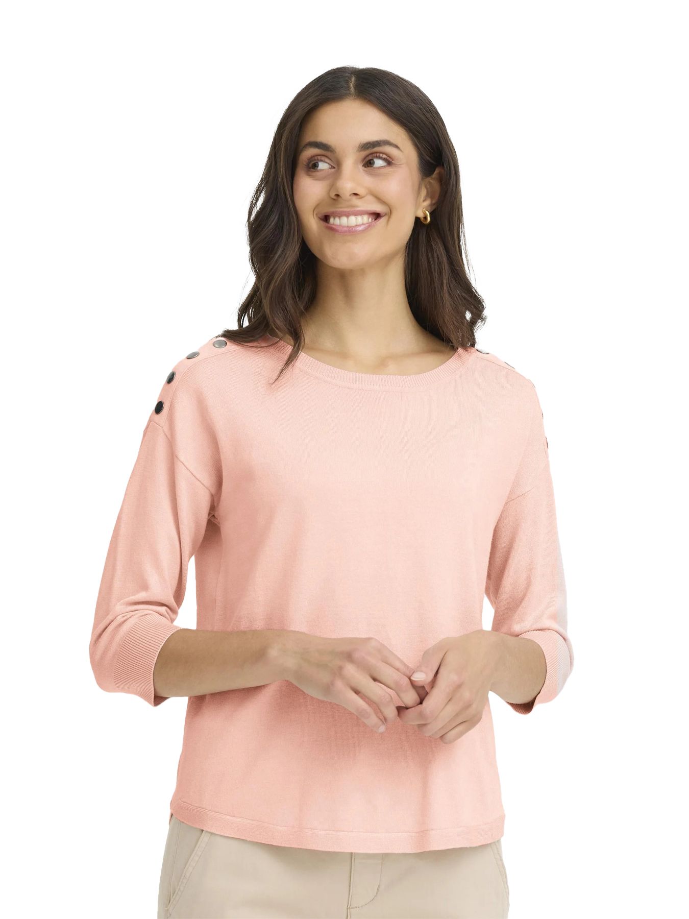 Fransa FRZUBASIC 114 Pullover Rose Smoke 00111147-EKA26006200000317