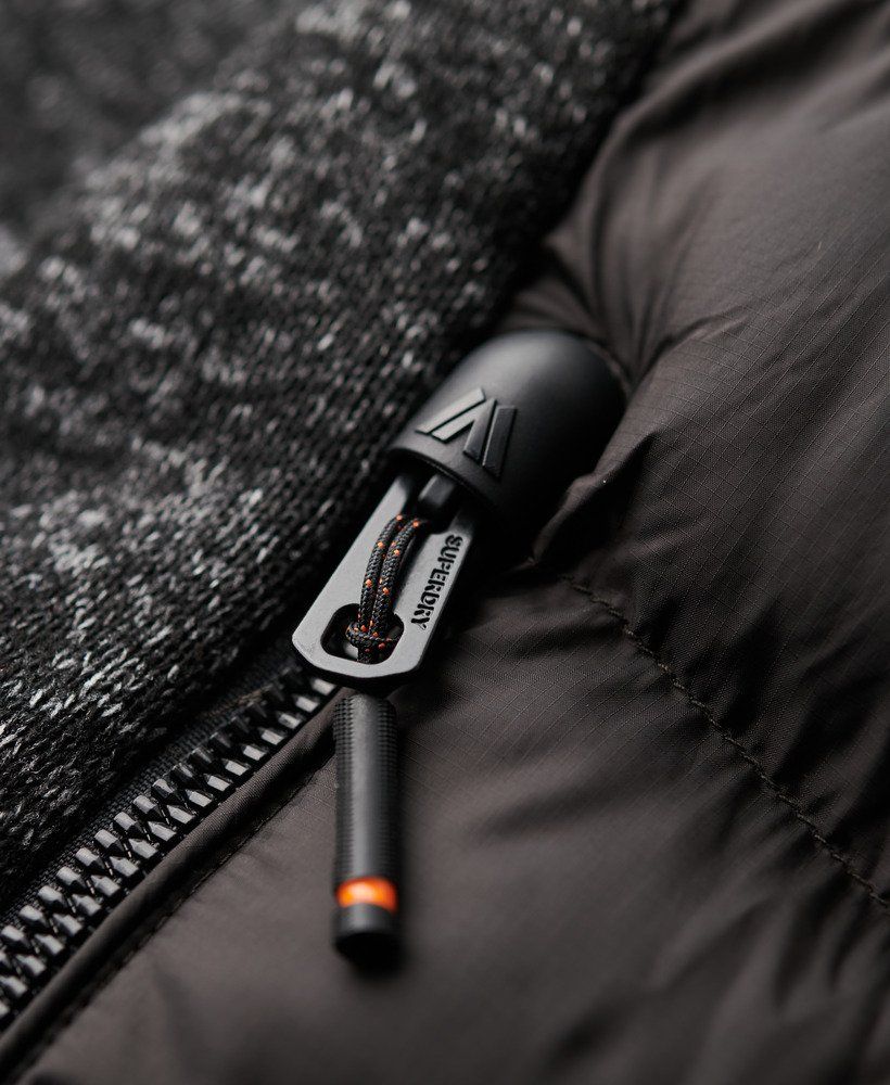 Superdry Storm knit hybrid padded jkt Black 2900152238062