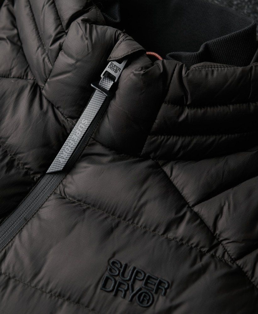 Superdry Storm knit hybrid padded jkt Black 2900152238062