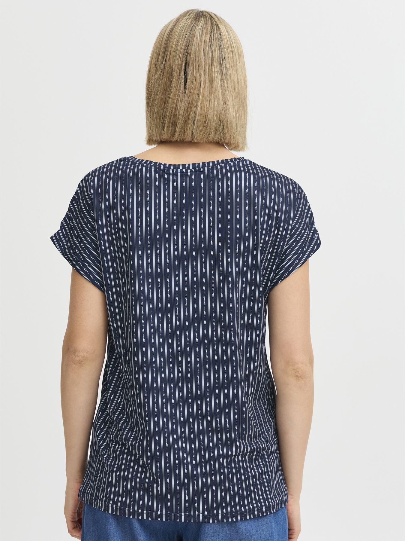 Fransa FRSEEN TEE 1 Navy Blazer mix 2900152245022