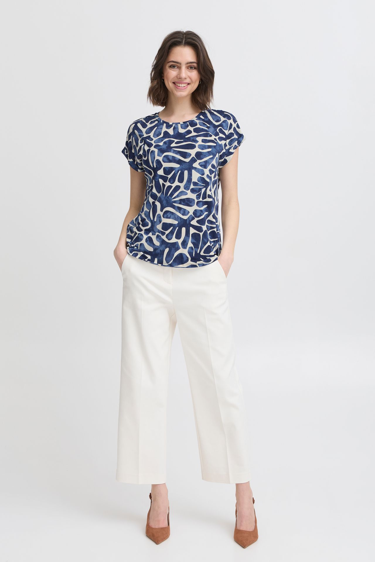 Fransa FRSEEN TEE 1 Navy Blazer art 2900152248030