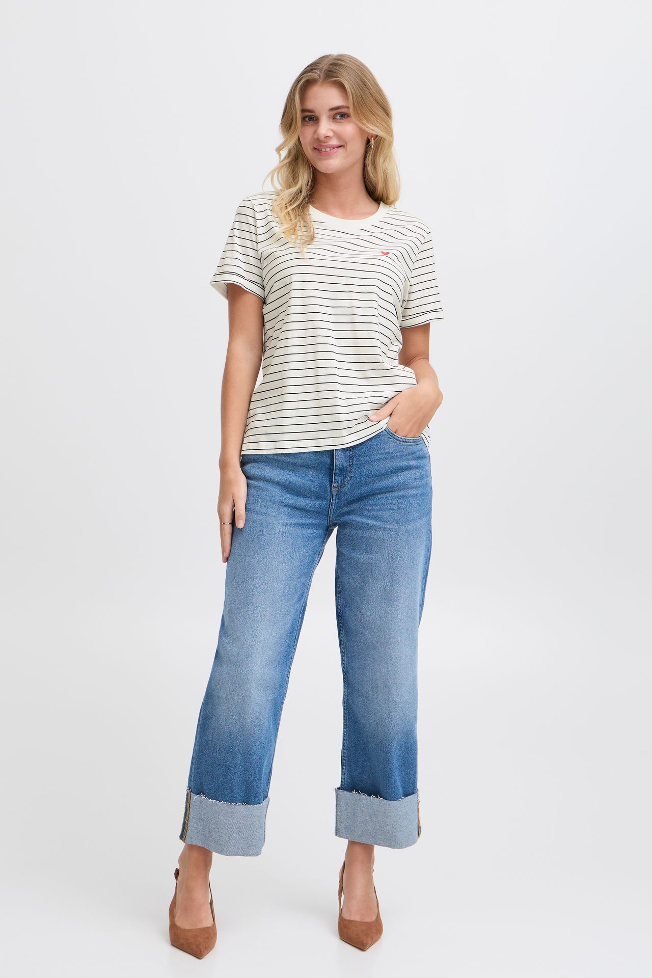 Fransa FRAMORA TEE 1 Blanc de Blanc mix 2900152262029 Fransa FRAMORA TEE 1 Blanc de Blanc mix 2900152262029