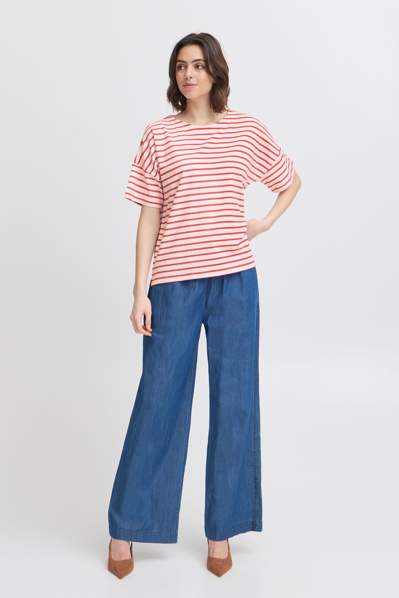 Fransa FRSIVA TEE 7 Teaberry mix 2900152267048