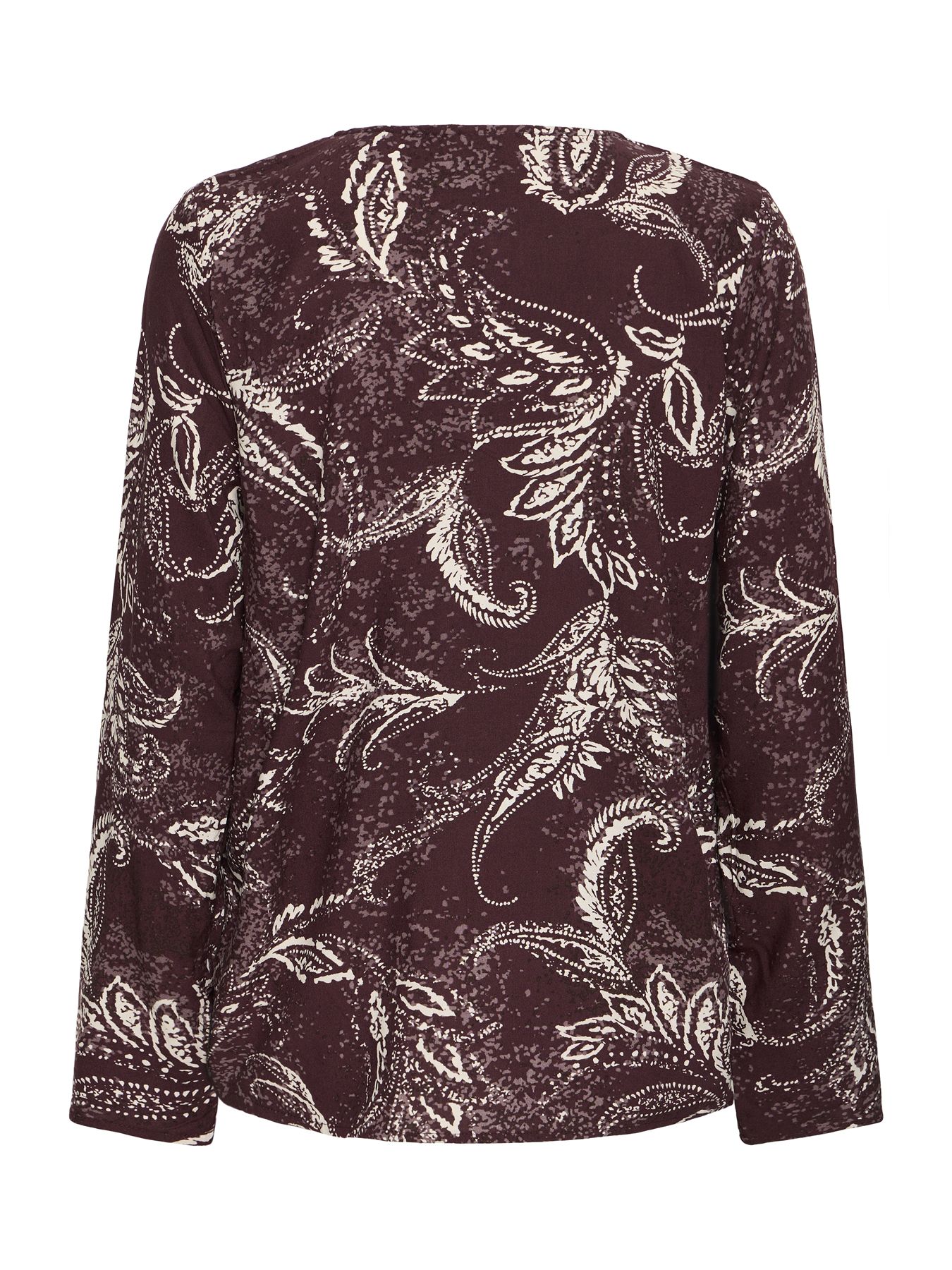 Fransa FRKIKI BL 1 DOT PAISLEY FUDGE 2900160222039 Fransa FRKIKI BL 1 DOT PAISLEY FUDGE 2900160222039