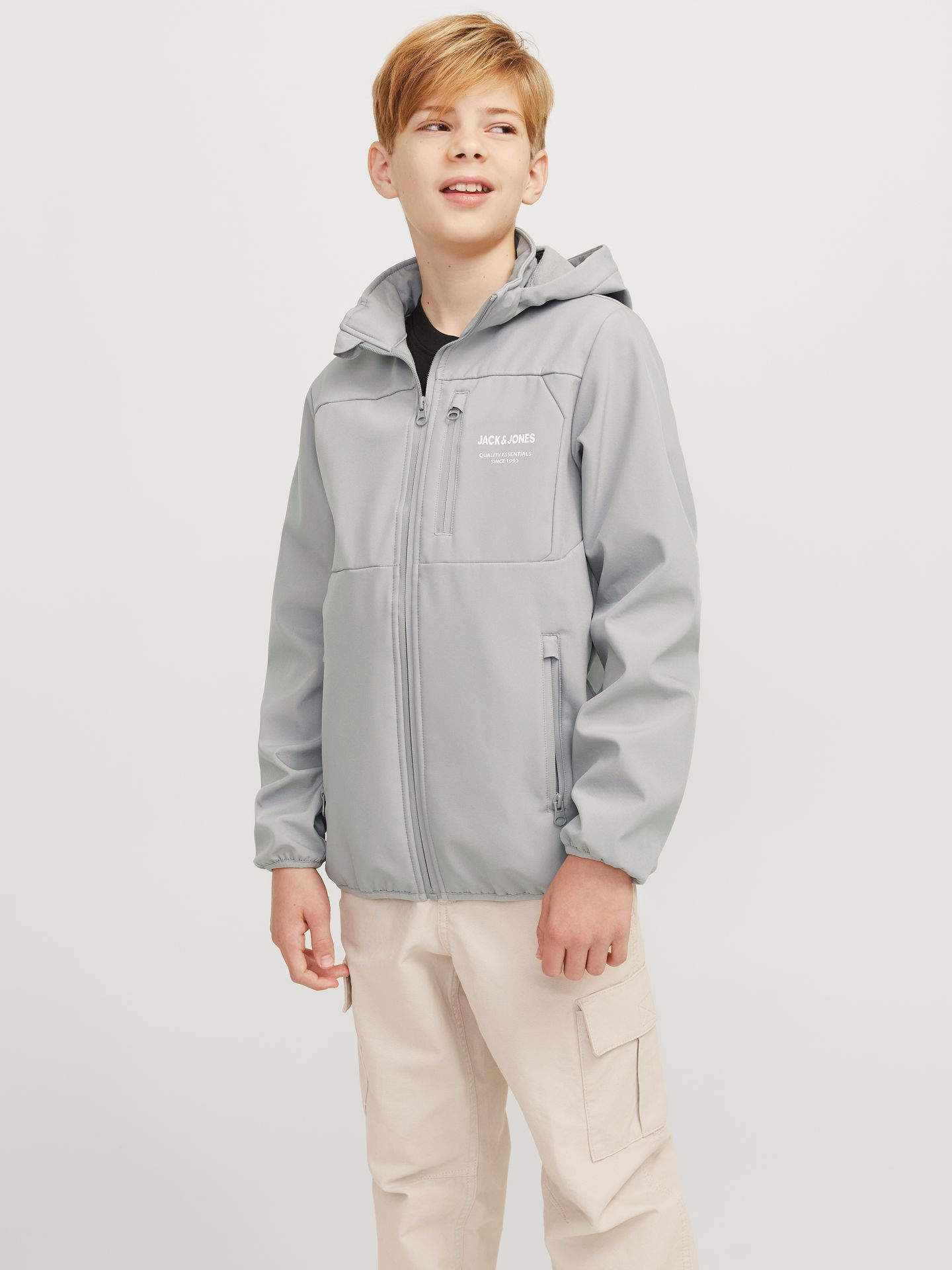 Jack & Jones JJTHEO SOFTSHELL JACKET NOOS JNR Ultimate Grey 00111177-EKA26011400002570