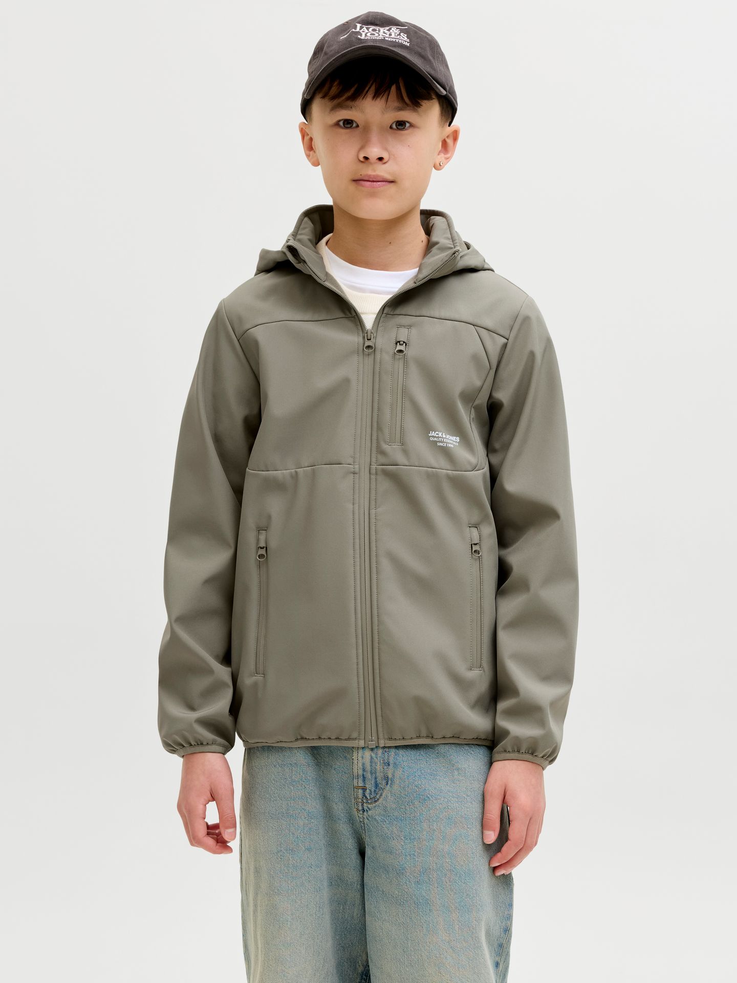 Jack & Jones JJTHEO SOFTSHELL JACKET NOOS JNR Vetiver 2900162644044