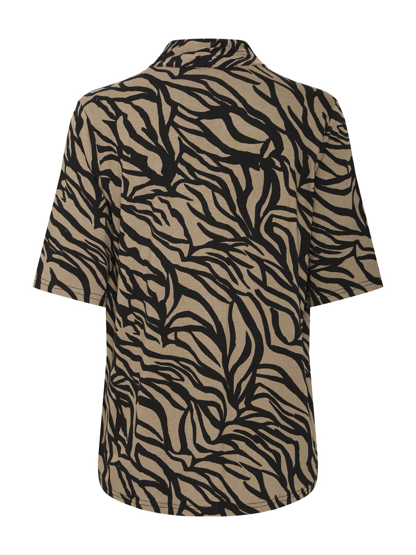 Fransa frFlora tee 4 Walnut w.black aop 2900152457067